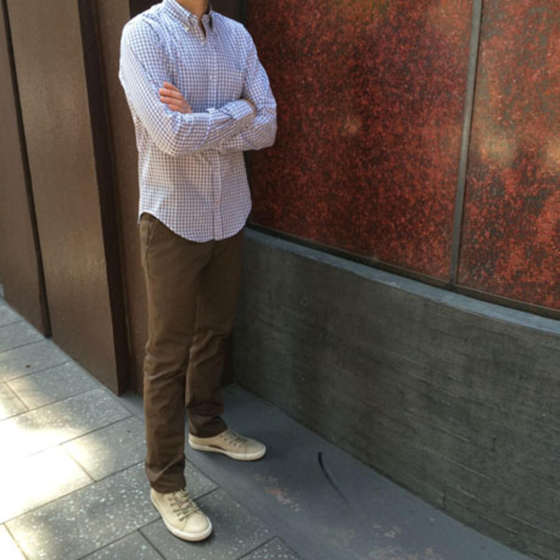 gustin #32 japan stone blue chino