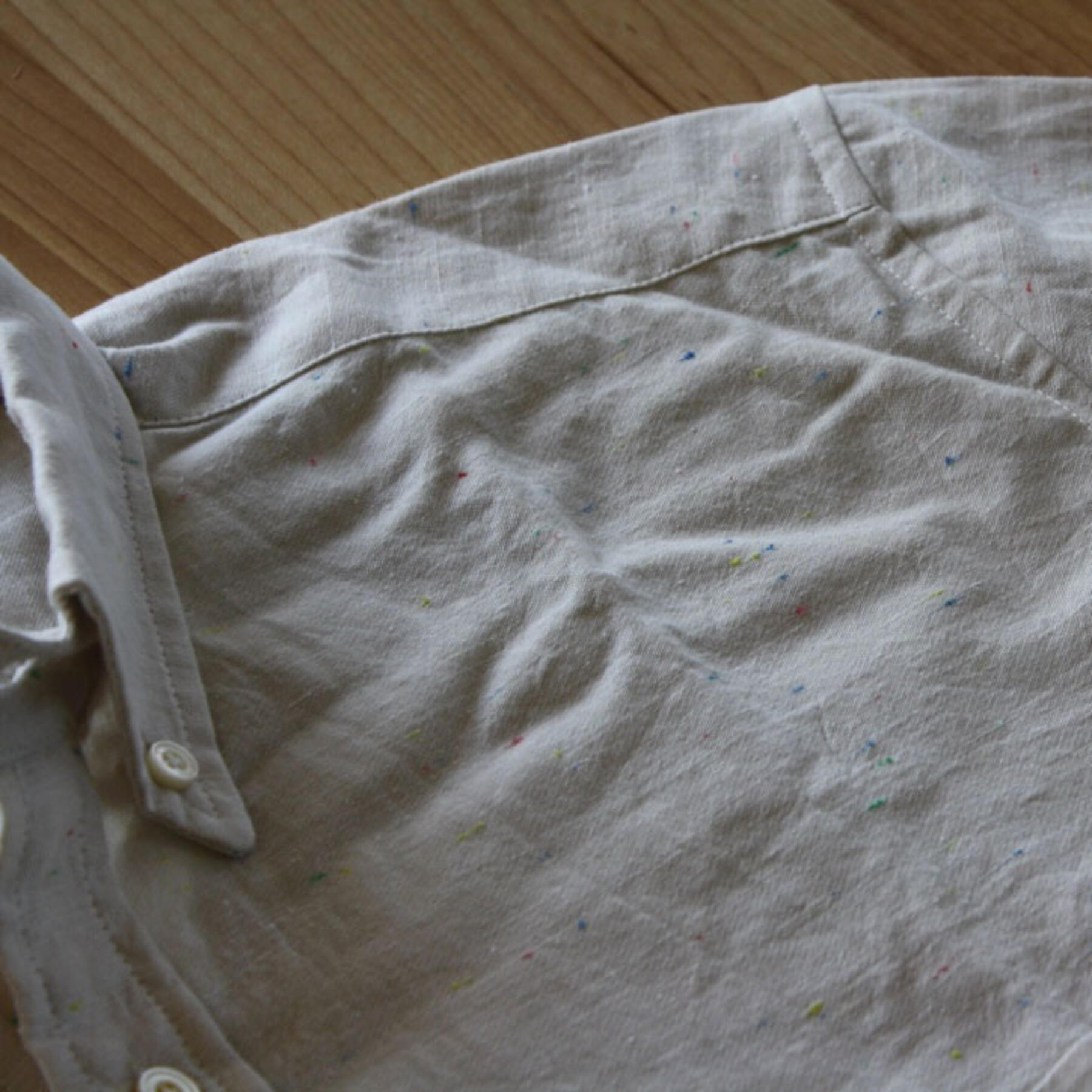 gustin rainbow nep khaki chambray