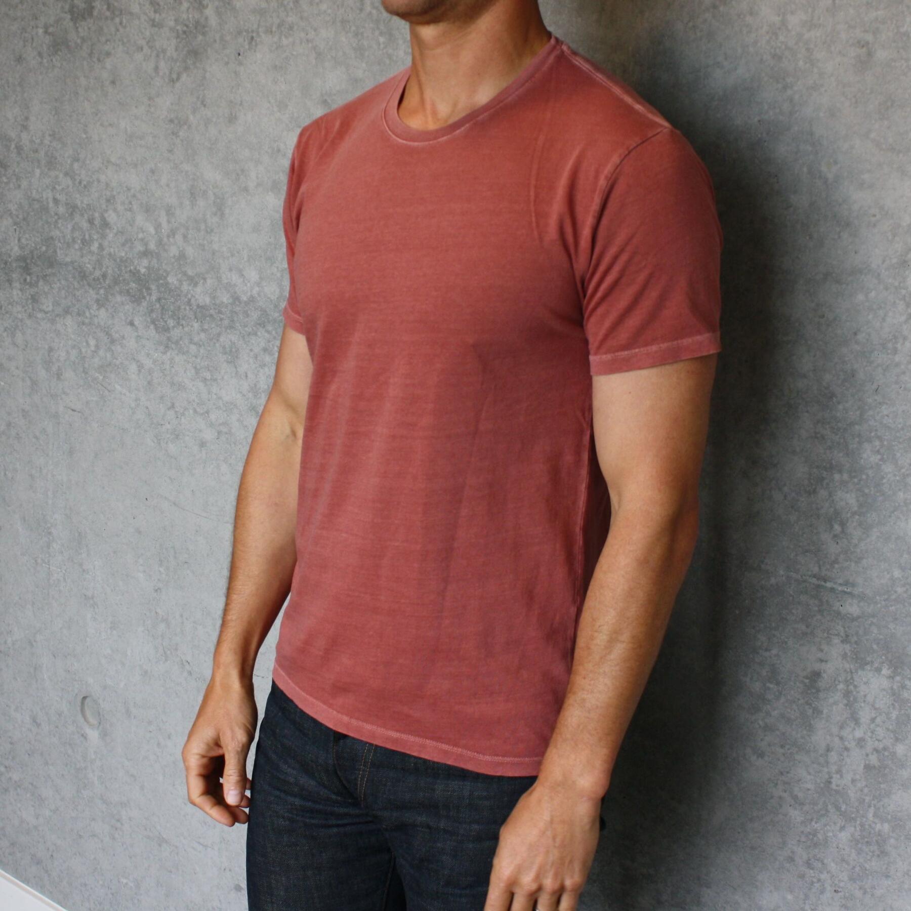 gustin pigment dyed t-shirt 3pk (faded rose, aquamarine, moss)