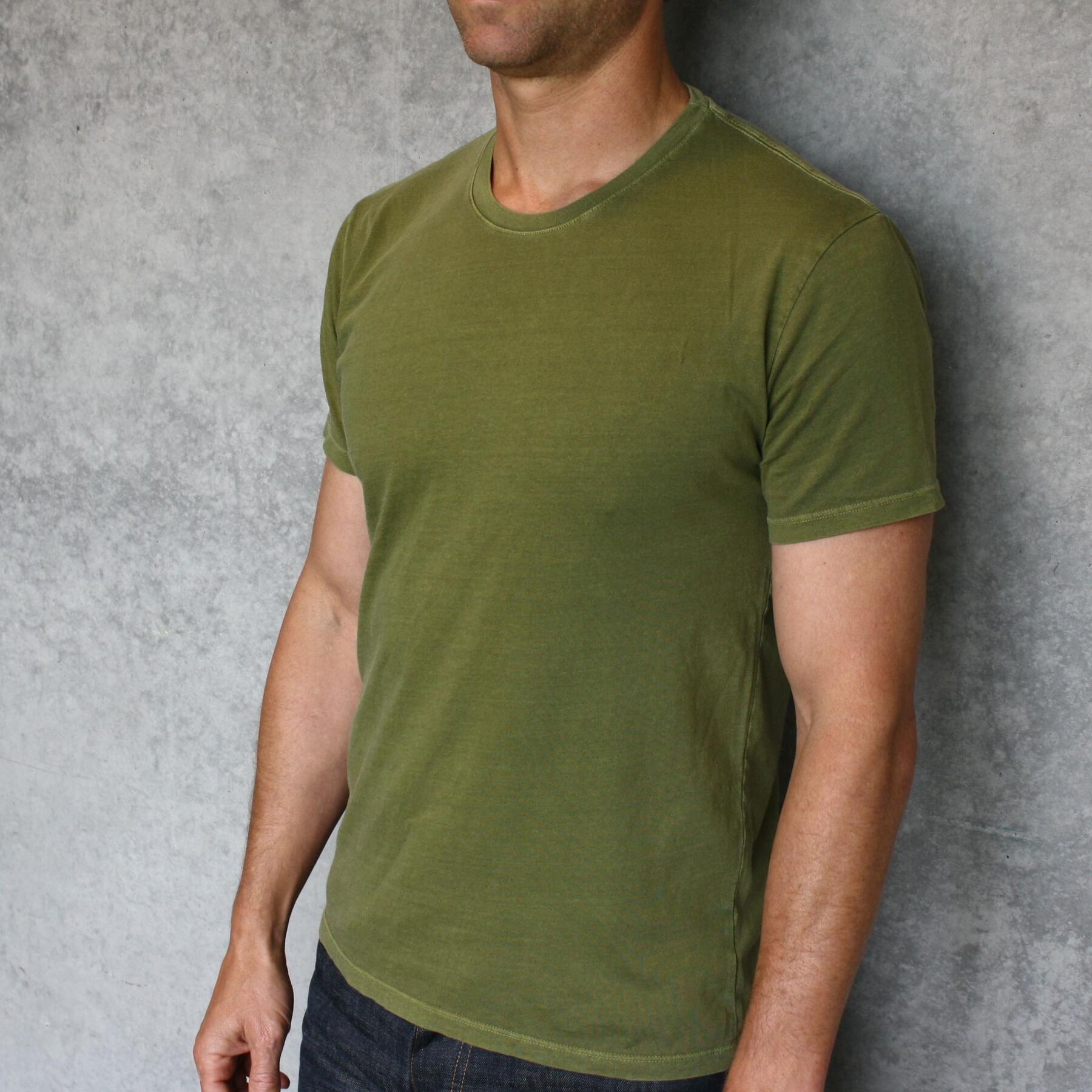 gustin pigment dyed t-shirt 3pk (faded rose, aquamarine, moss)