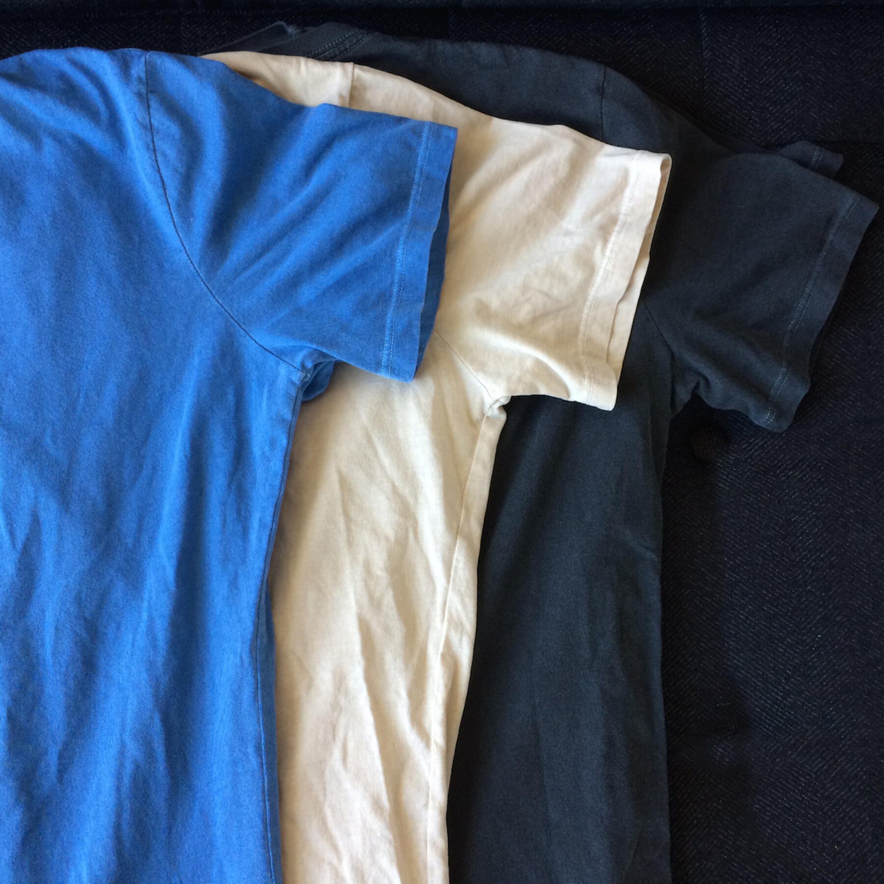 gustin pigment dyed t-shirt 3pk (ash, ivory, shallow blue)