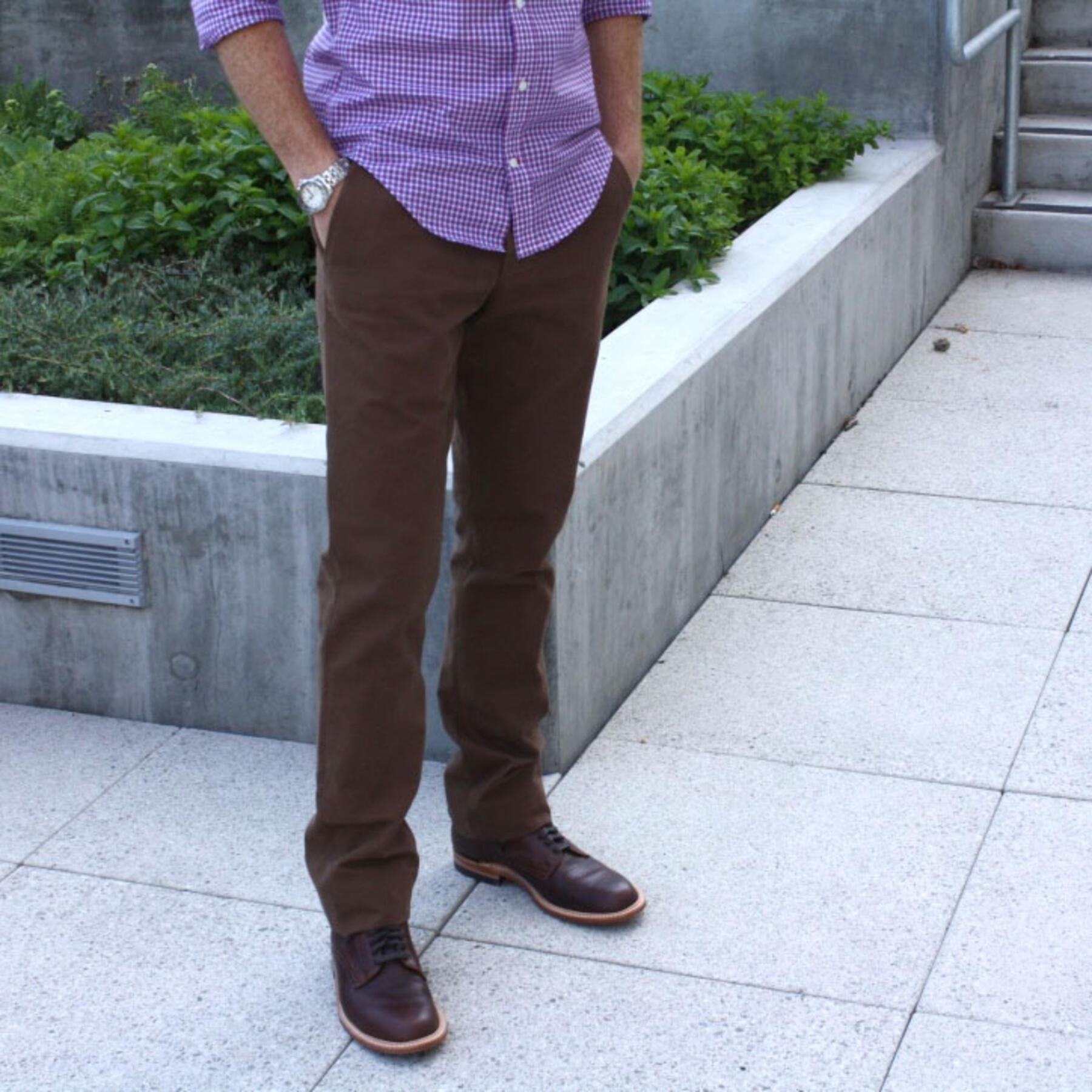 gustin #6 brown duck canvas chino