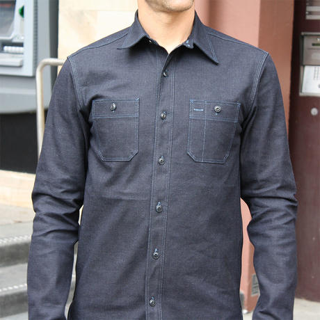 gustin cone indigoxnavy workshirt