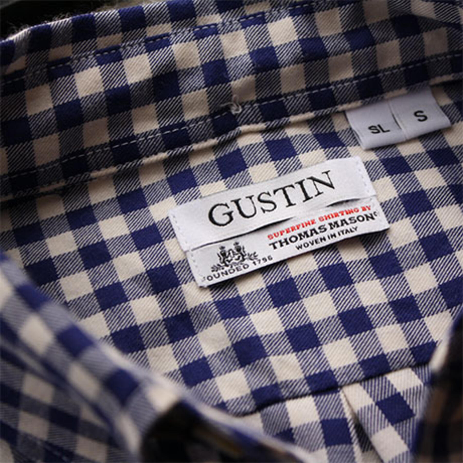 gustin thomas mason cranberry flannel