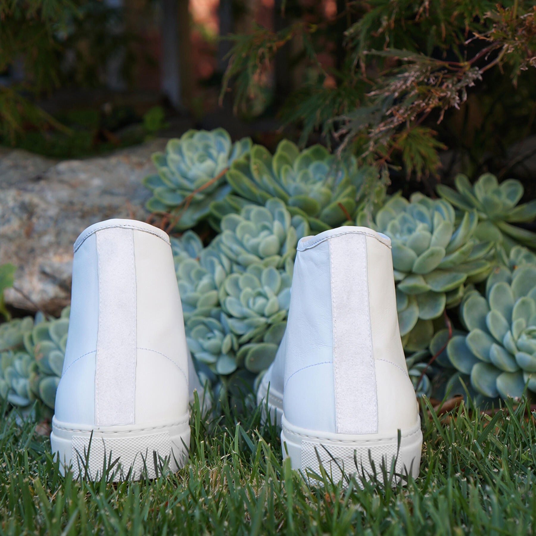 gustin white high top