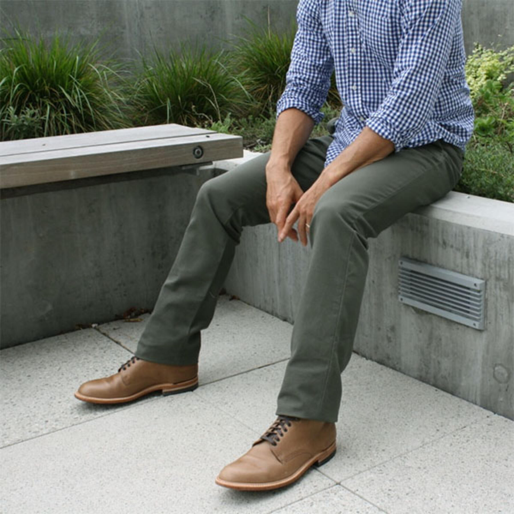 gustin #59 rust duck canvas chino