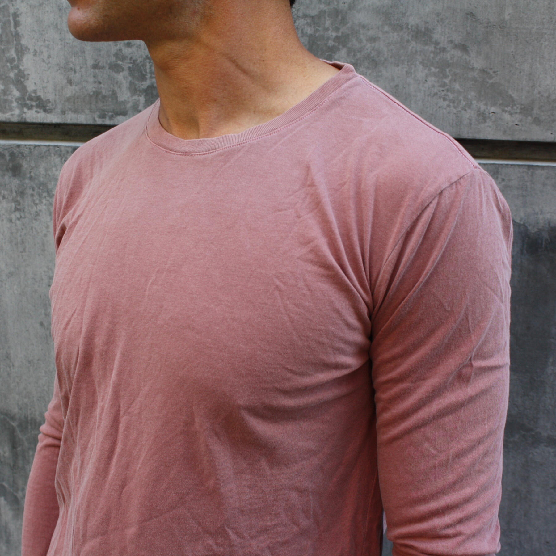gustin usa long sleeve t-shirt 2 pack (faded rose, shallow blue)