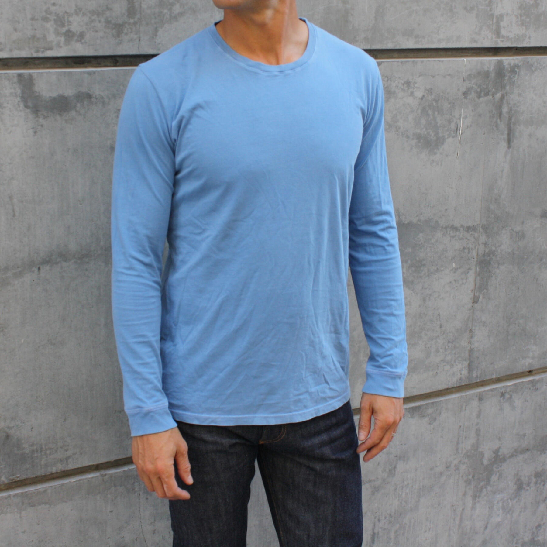 gustin usa long sleeve t-shirt 2 pack (faded rose, shallow blue)