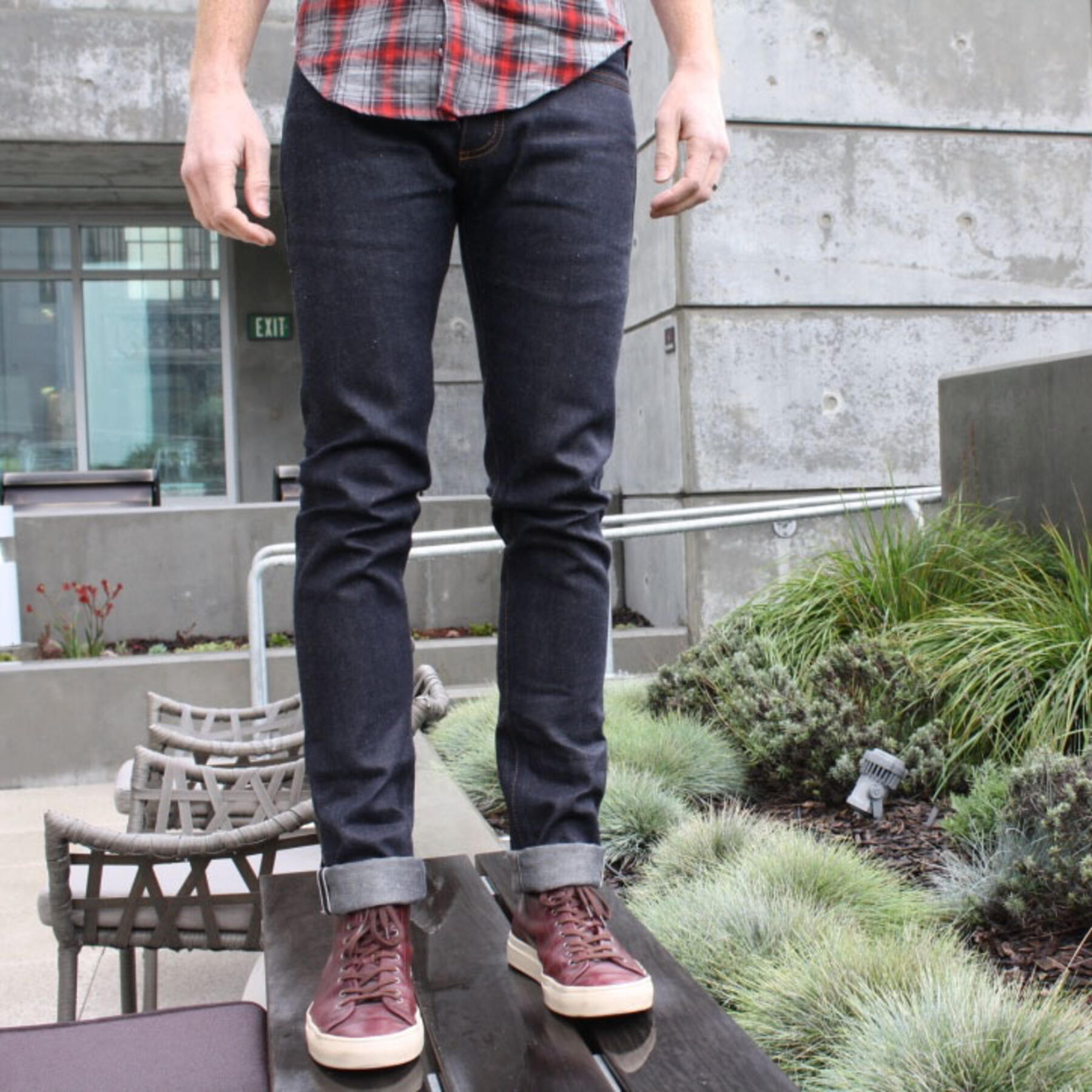 gustin #258 japan indigo gunmetal