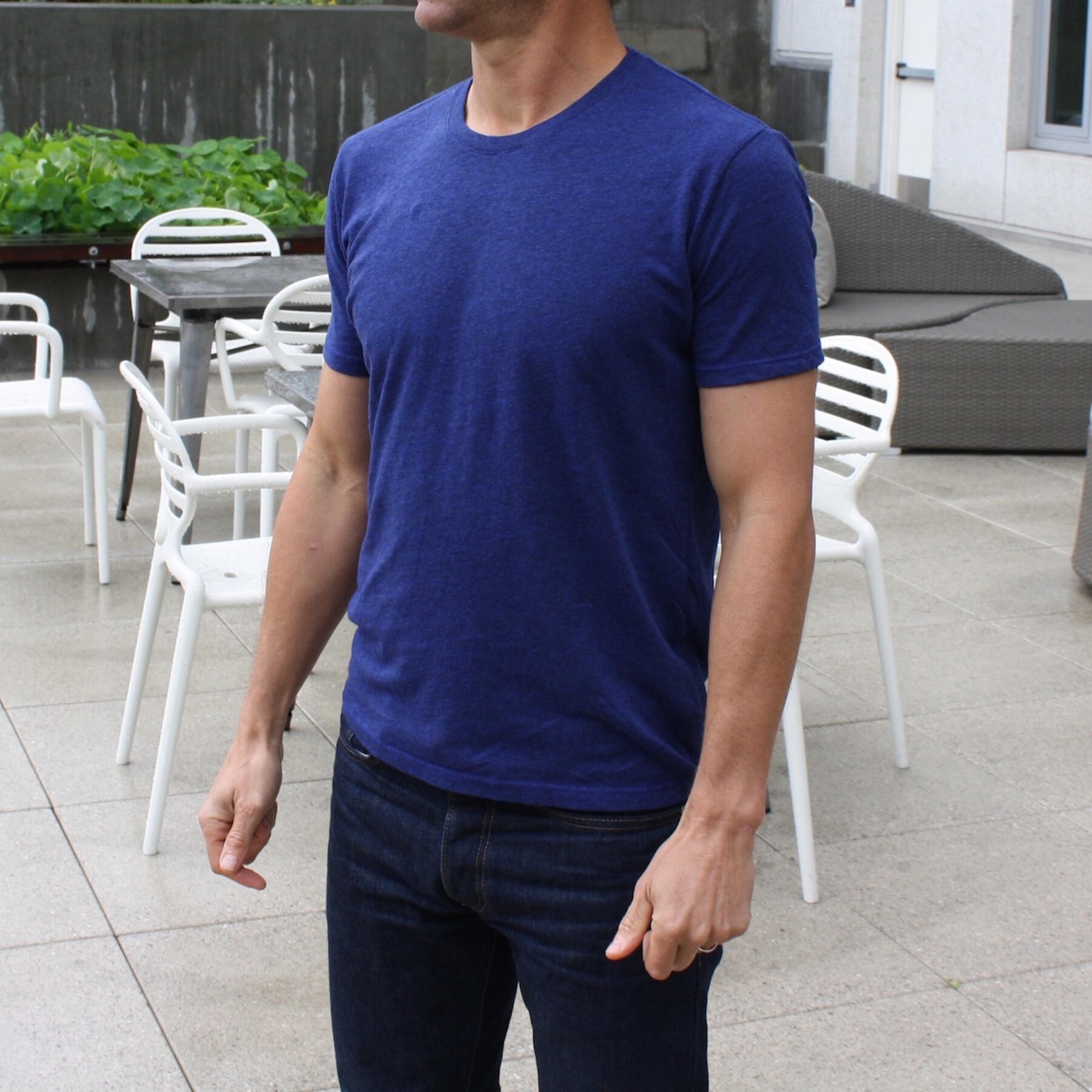 gustin usa heather t-shirt 3pk (sage, oxblood, cobalt)