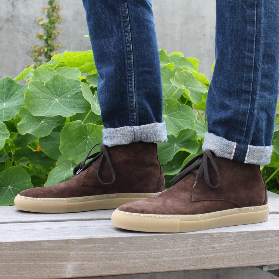 Brown Gum Sole Chukka Gustin Sneakers