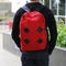 gustin red cordura backpack