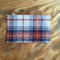 gustin vintage ecru rust plaid