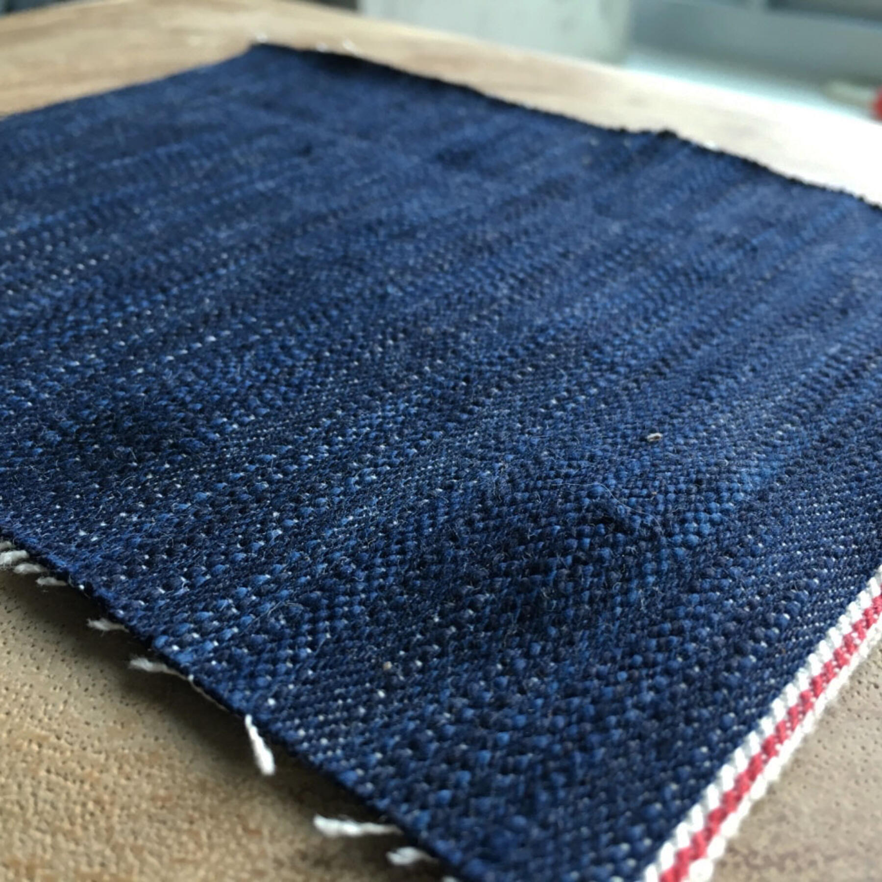 gustin #276 pure indigo slub loomstate