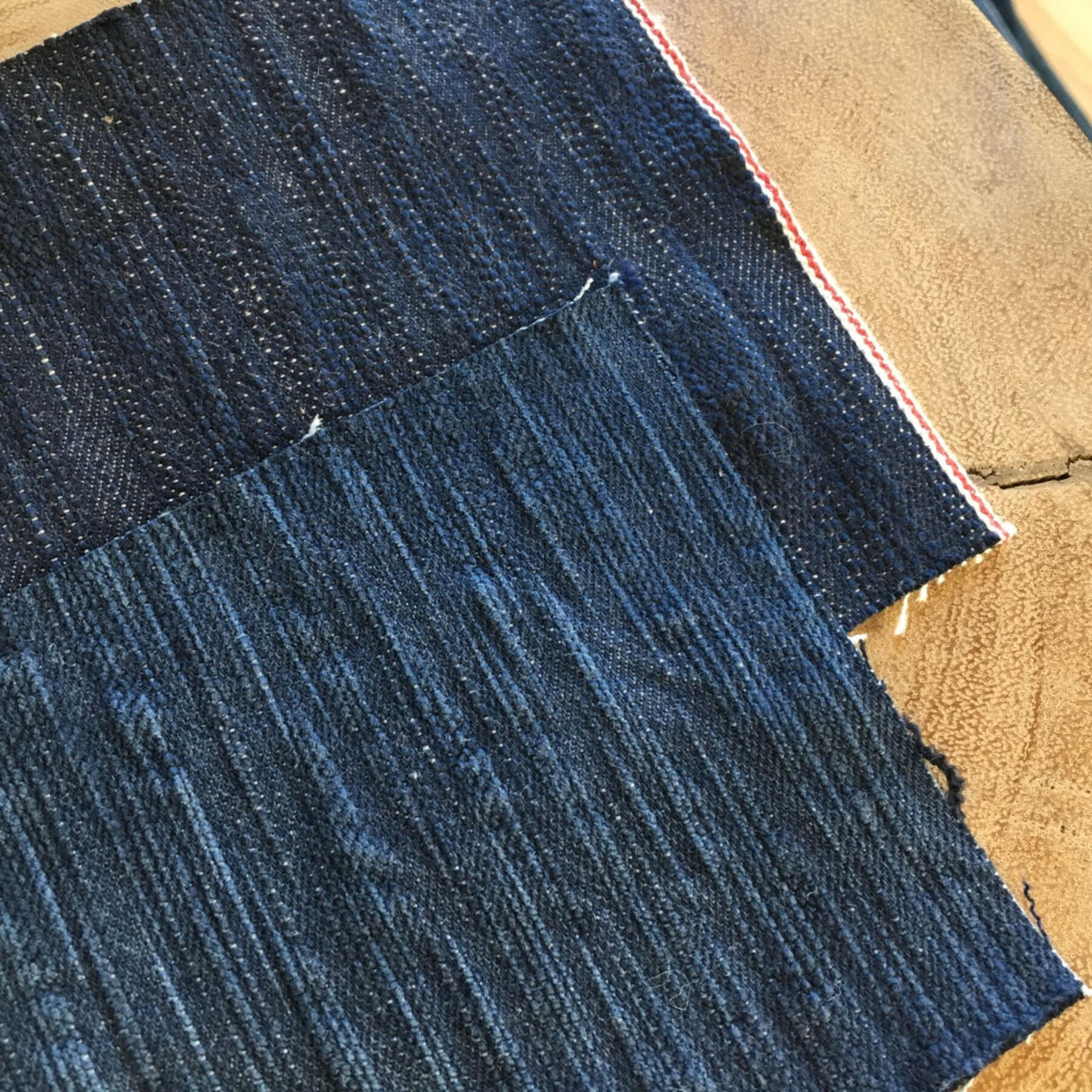 gustin #276 pure indigo slub loomstate