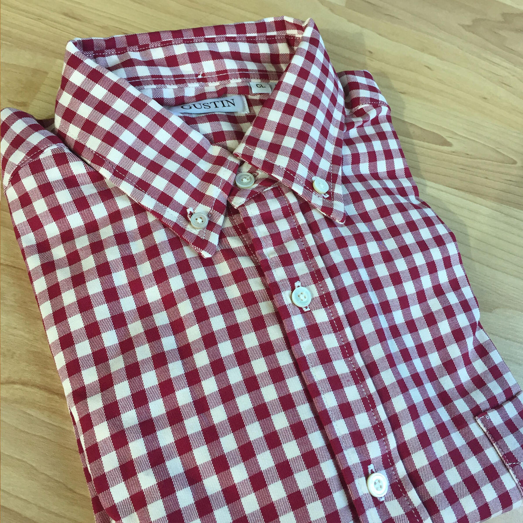 gustin thomas mason cranberry flannel