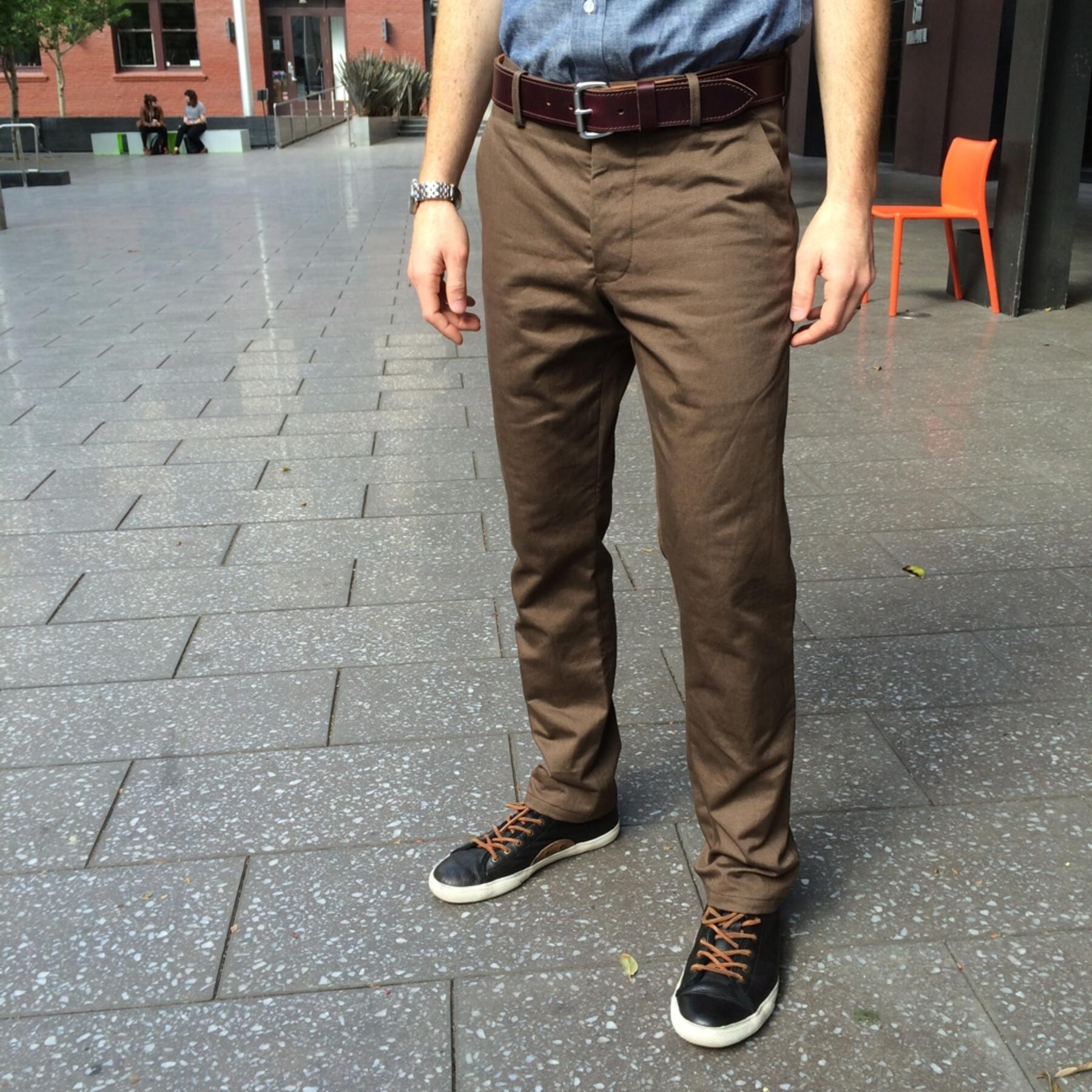 gustin #3 japan brown chino