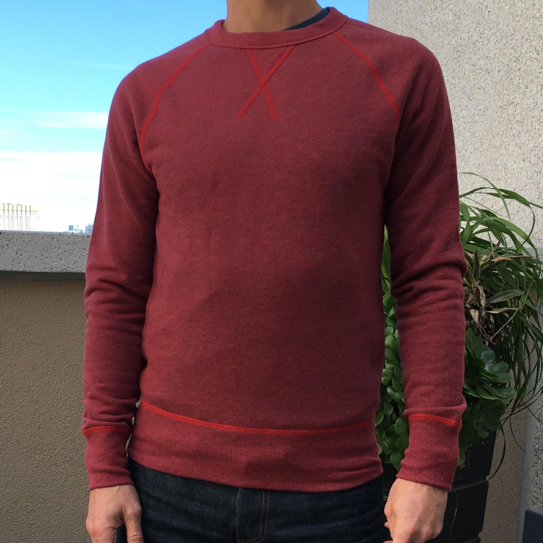 gustin usa heather cayenne sweatshirt