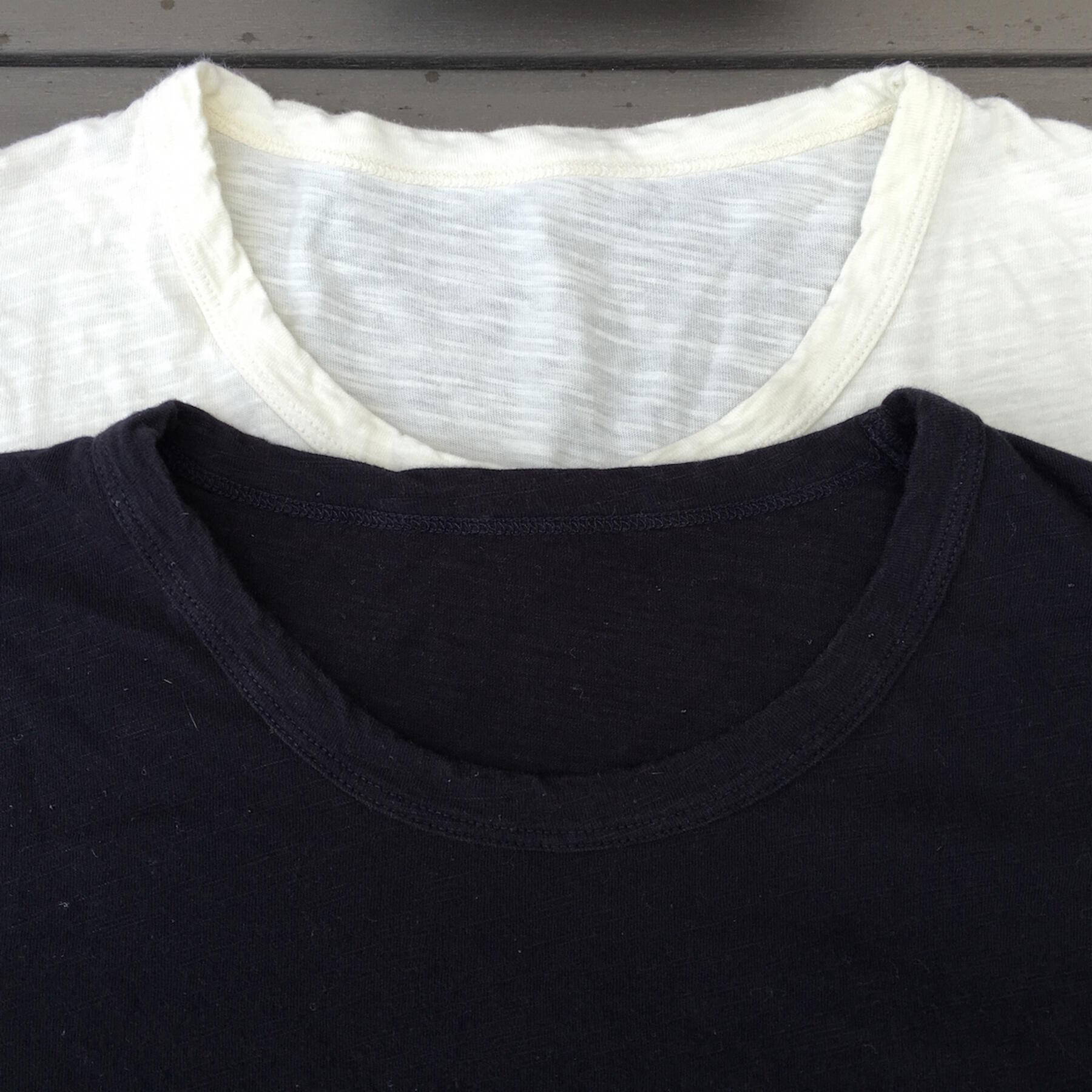 gustin slub t-shirt 2pk (black, white)