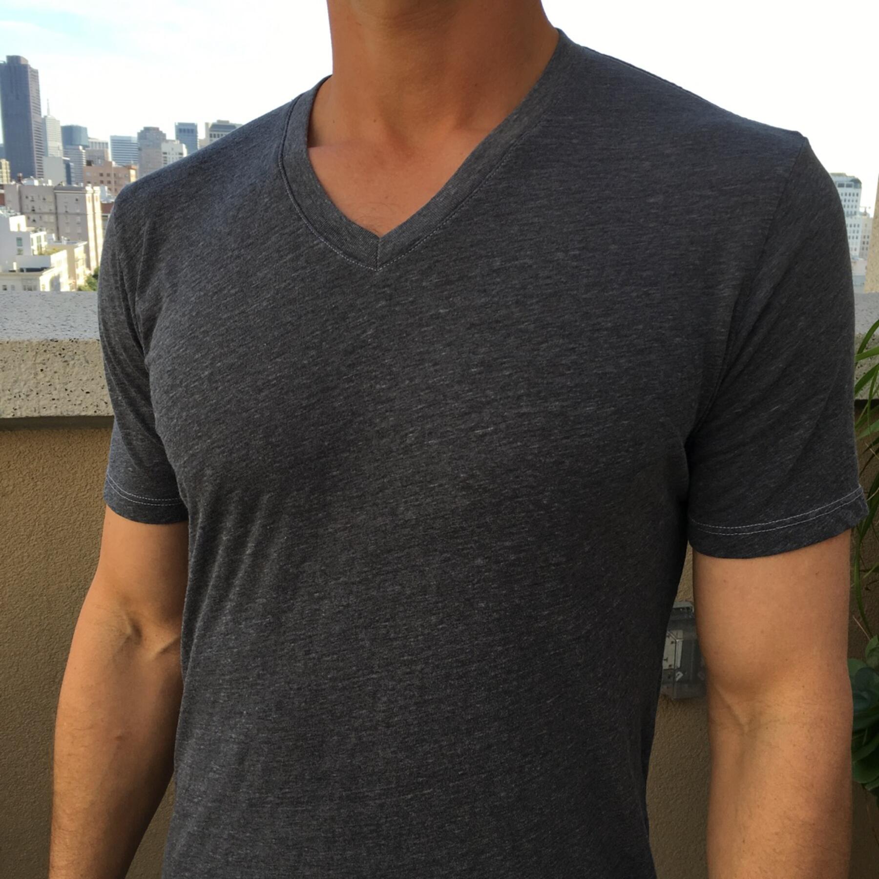 gustin pigment dyed v-neck 3 pack (aquamarine, faded grey, ivory)