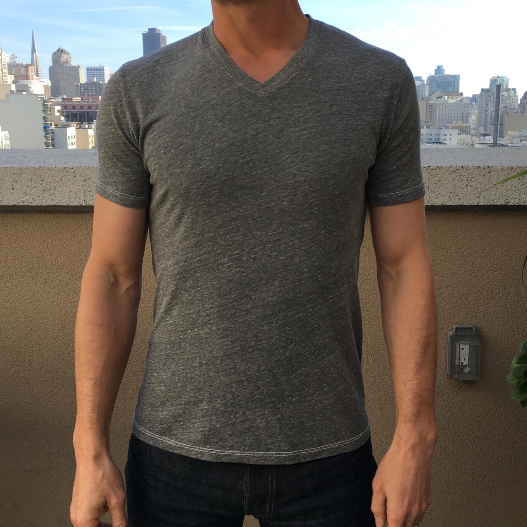 gustin pigment dyed v-neck 3 pack (aquamarine, faded grey, ivory)