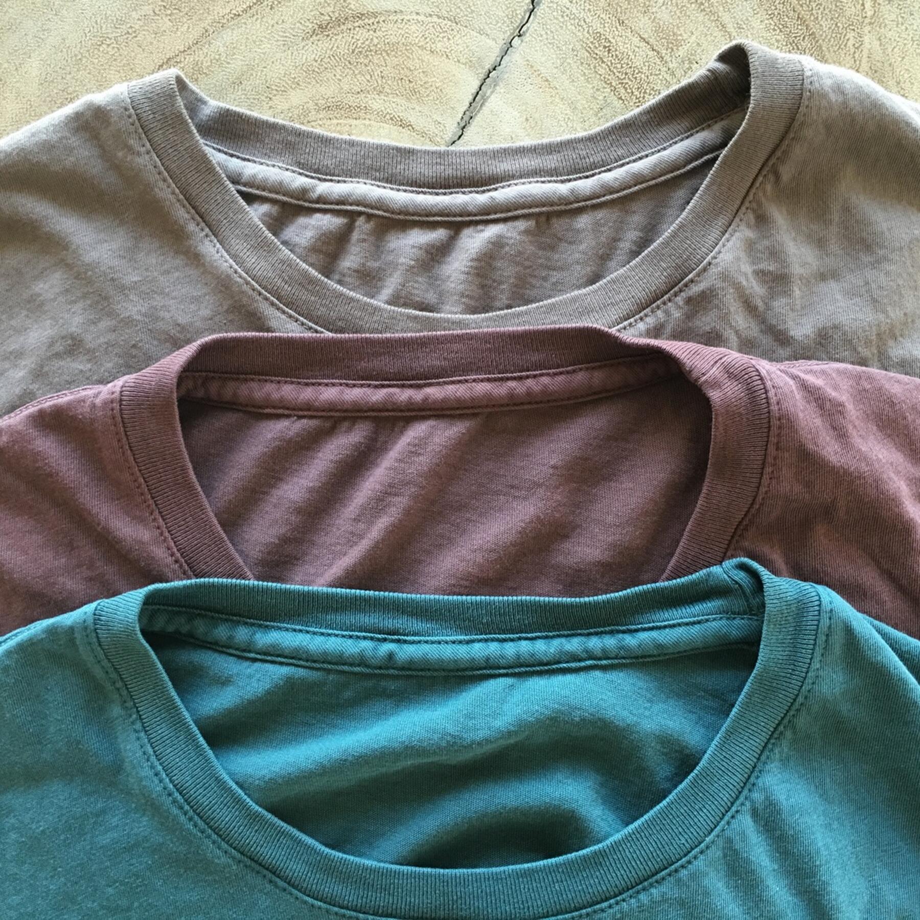 gustin earth pigment dyed t-shirt 3pk