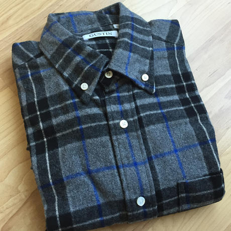 gustin super soft charcoal plaid
