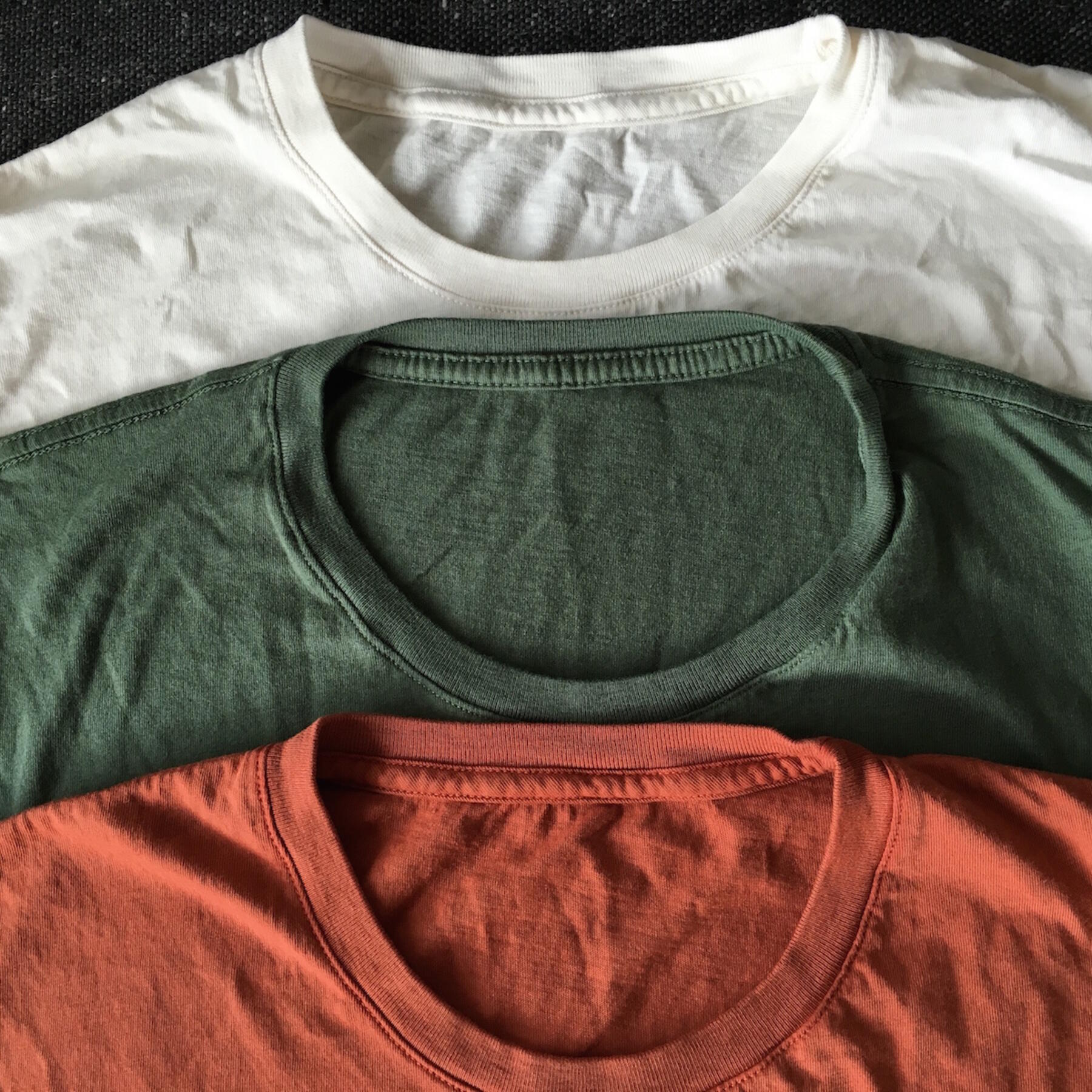 gustin usa t-shirt 3pk (cypress green, iron oxide, paper)