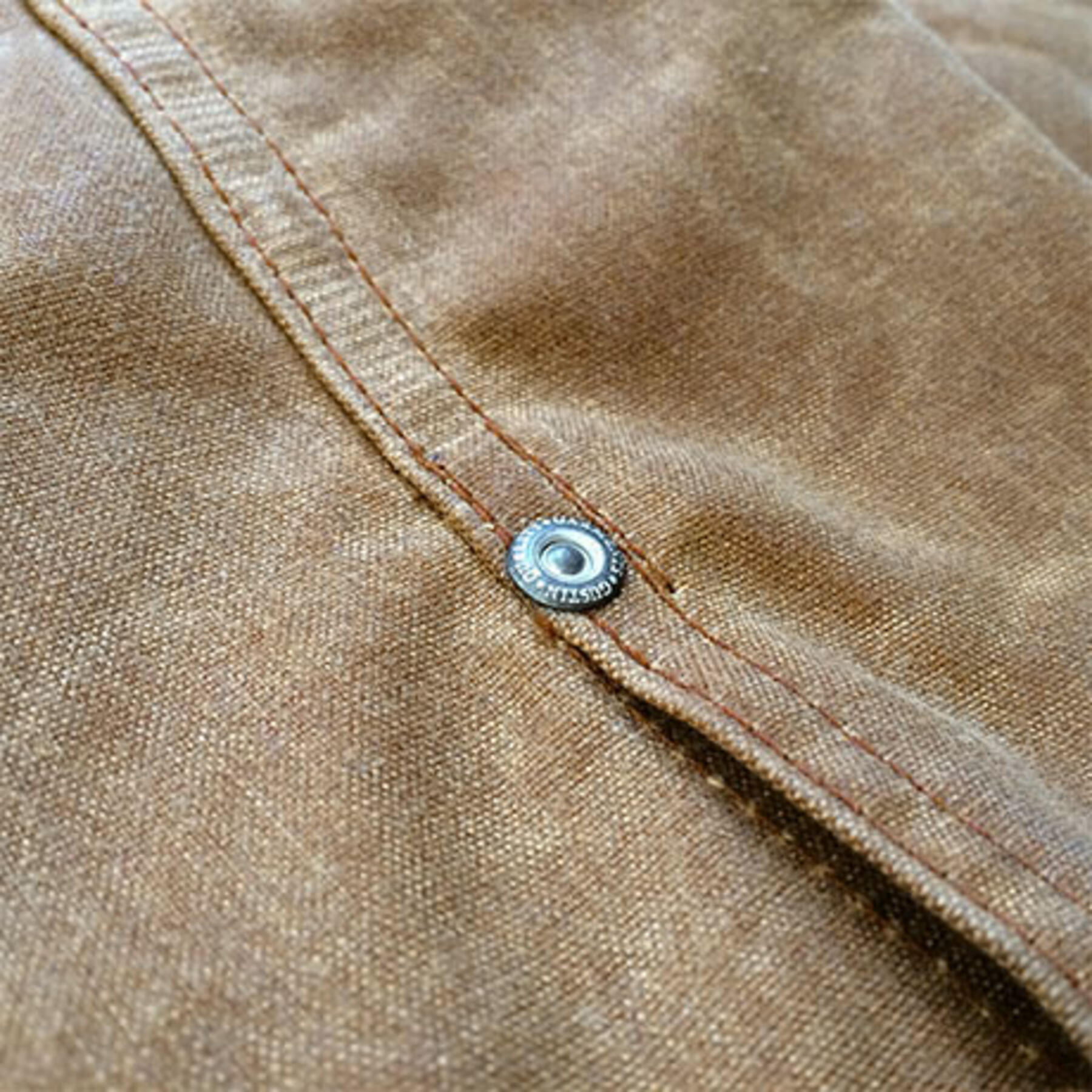 gustin trucker jacket - taupe linen summer