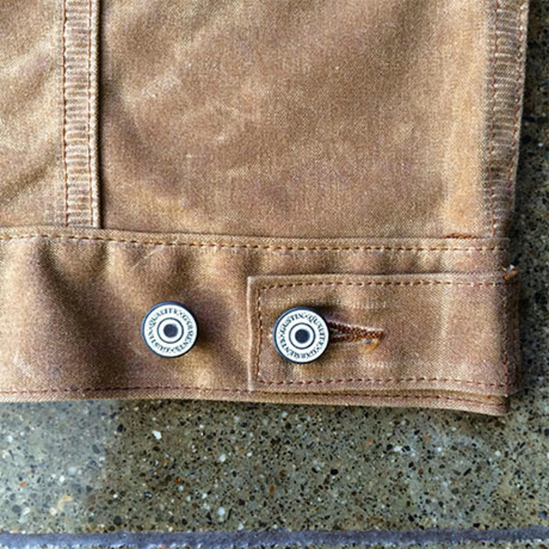 gustin trucker jacket - taupe linen summer
