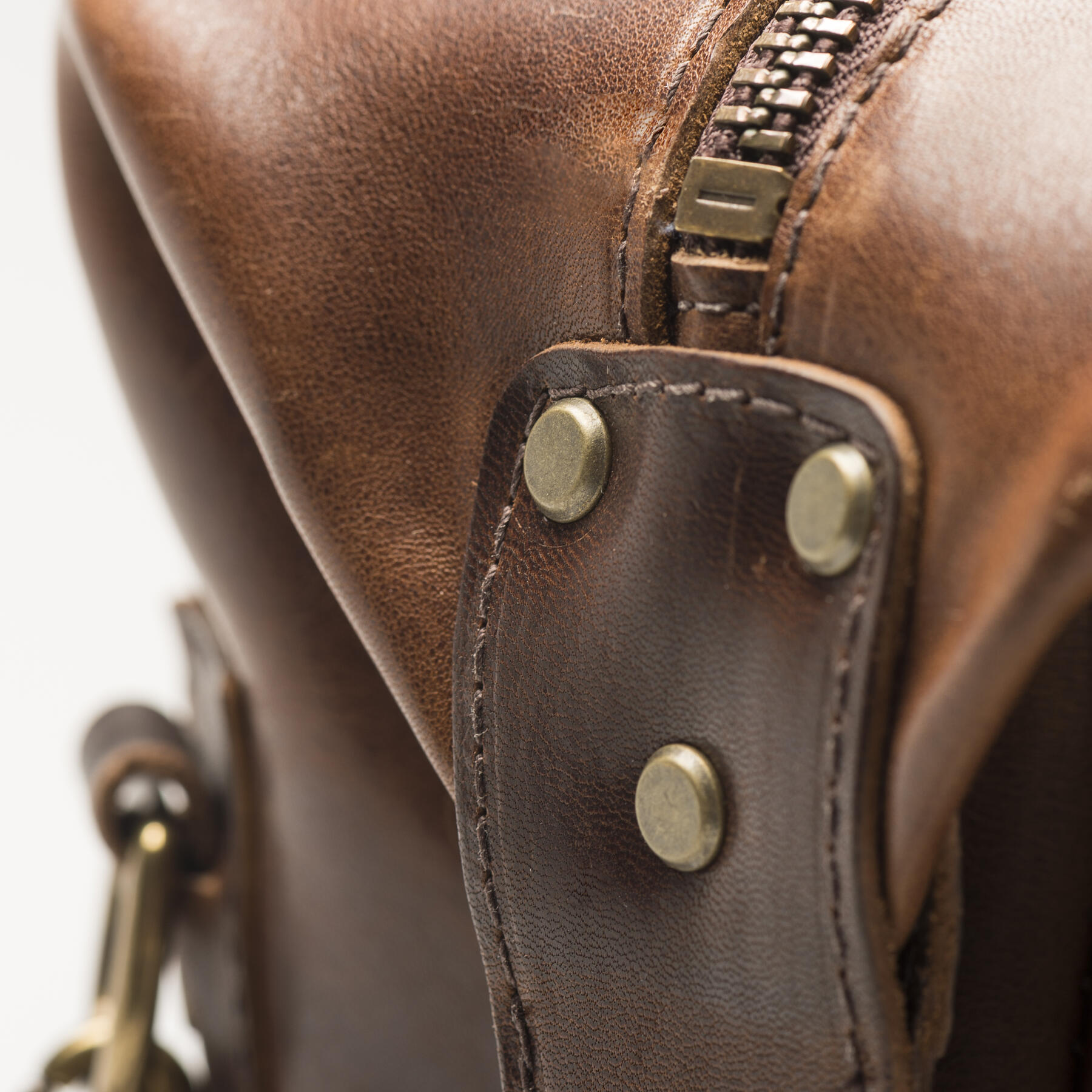gustin horween weekender - nut brown dublin
