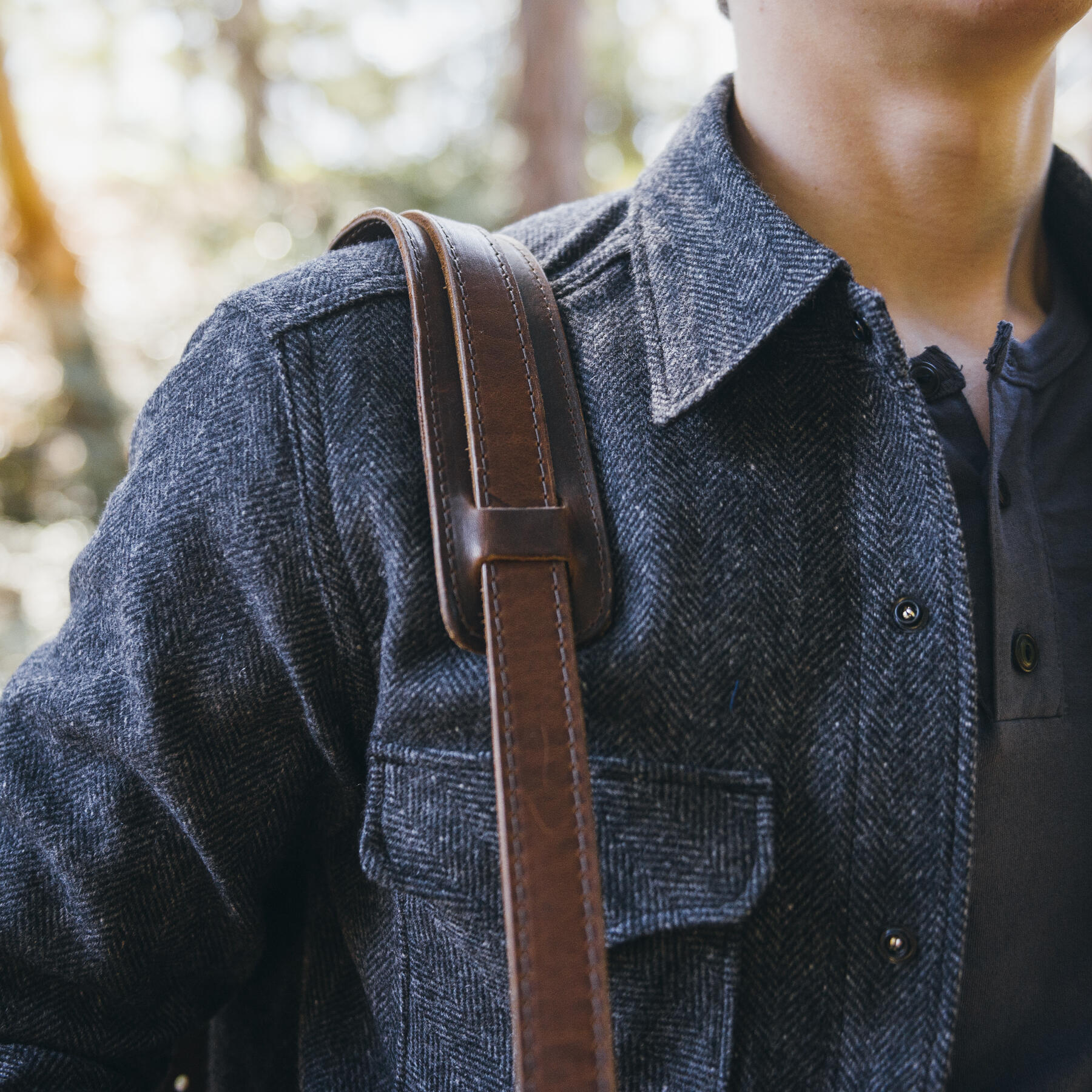 gustin horween weekender - nut brown dublin