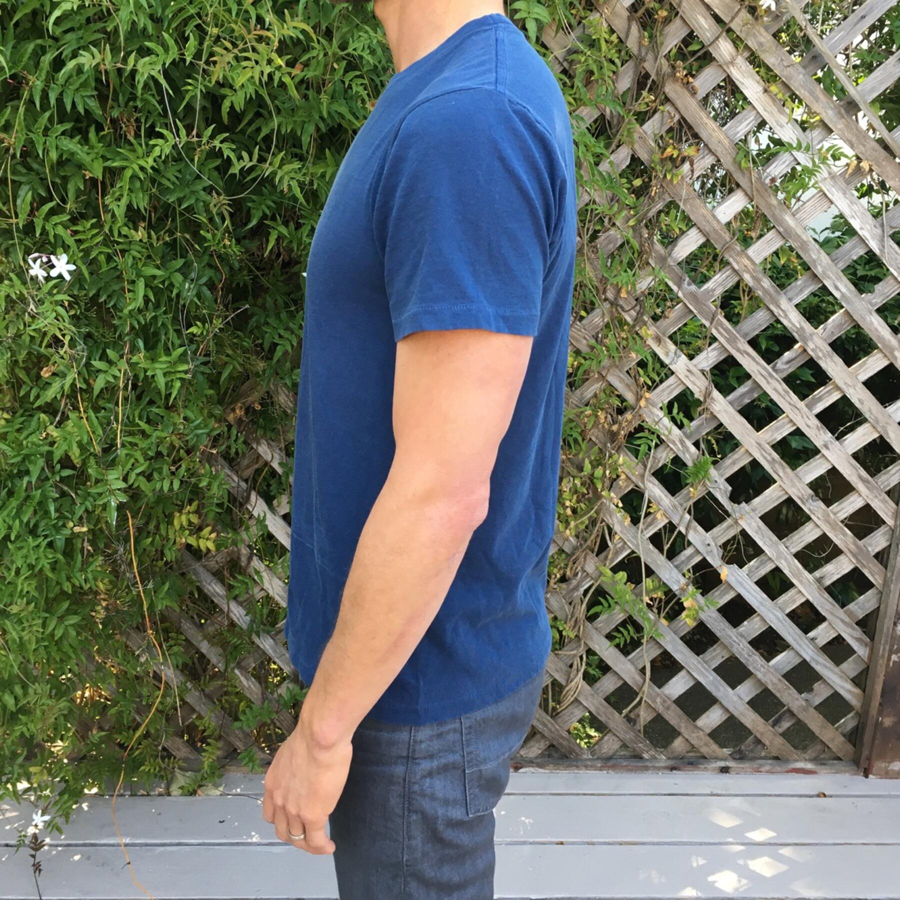 gustin tubular knit t-shirt - aquamarine