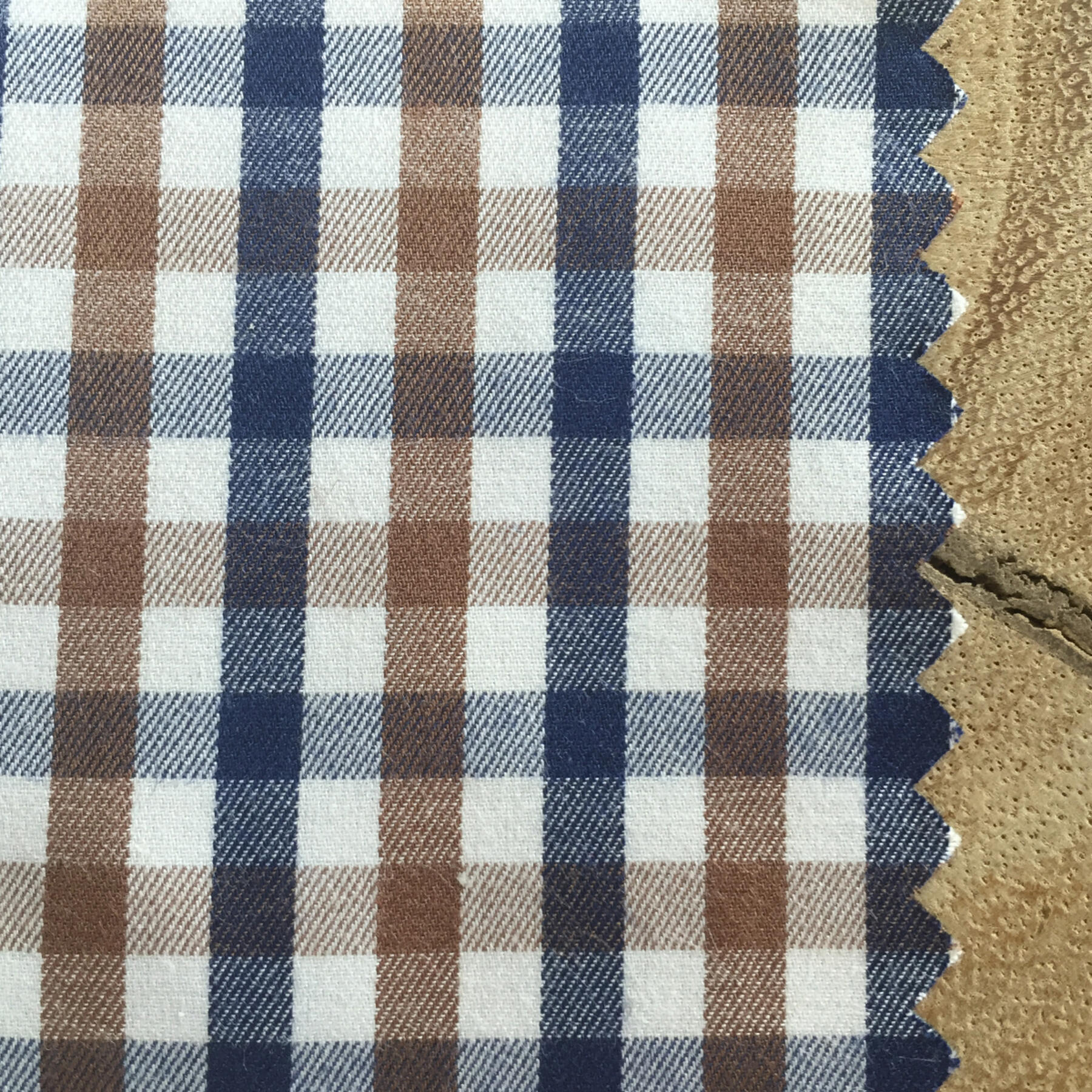 gustin coffee navy & white check