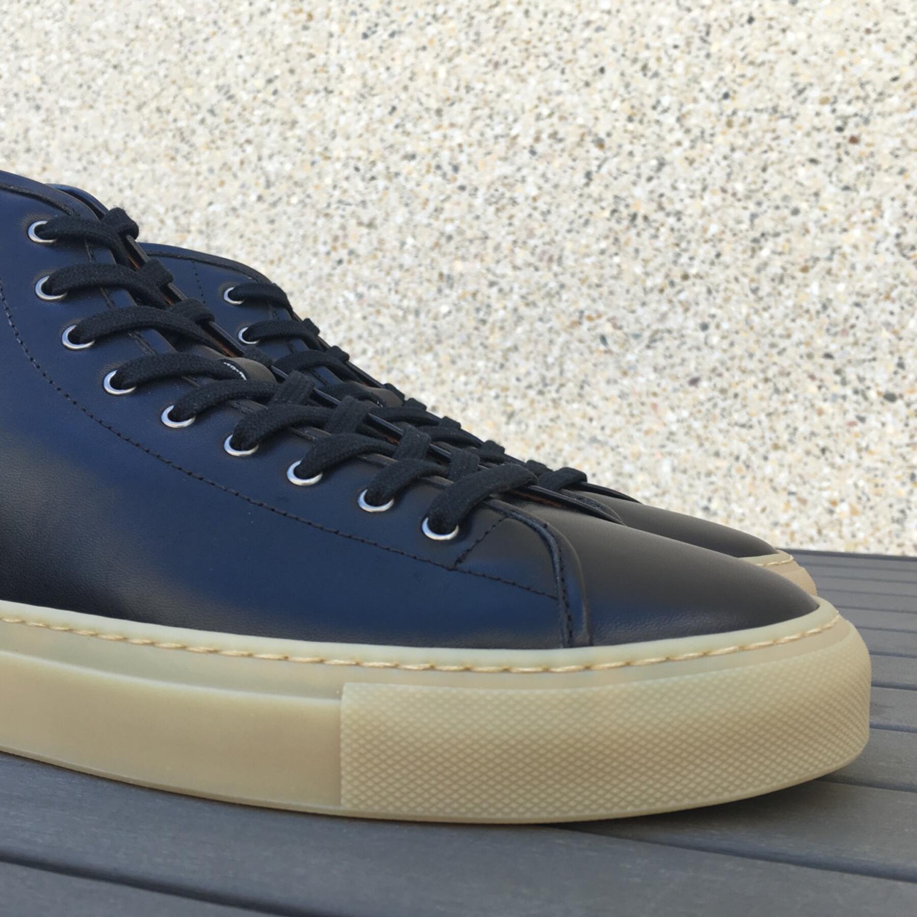 gustin black gum sole high top
