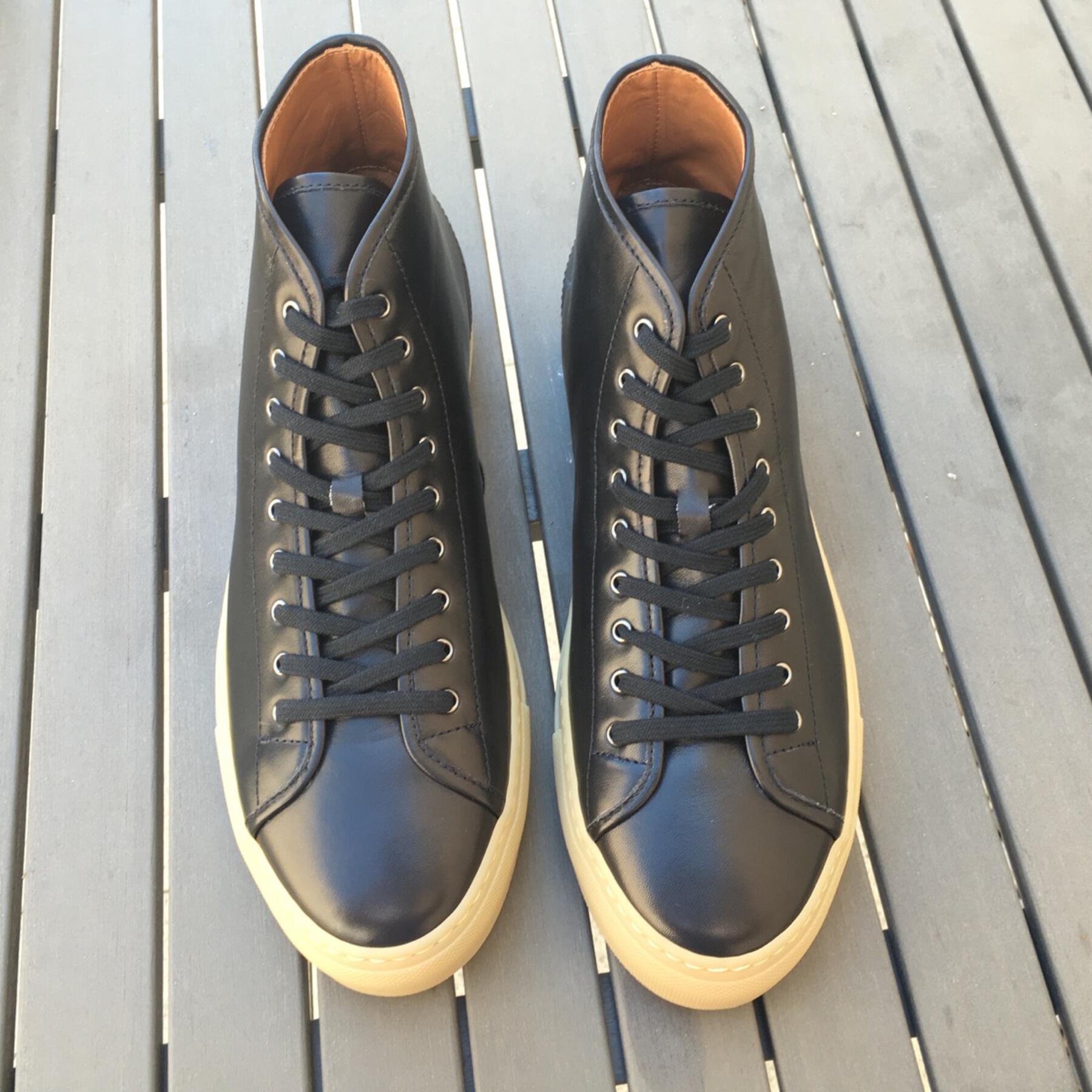 gustin black gum sole high top