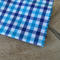 gustin turquoisexnavy poplin check