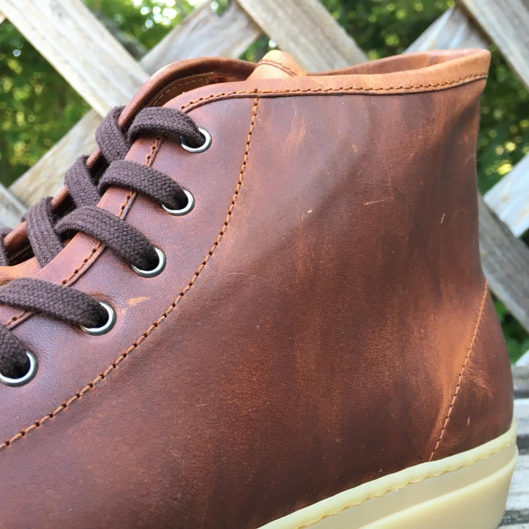 gustin horween dublin gum sole high top