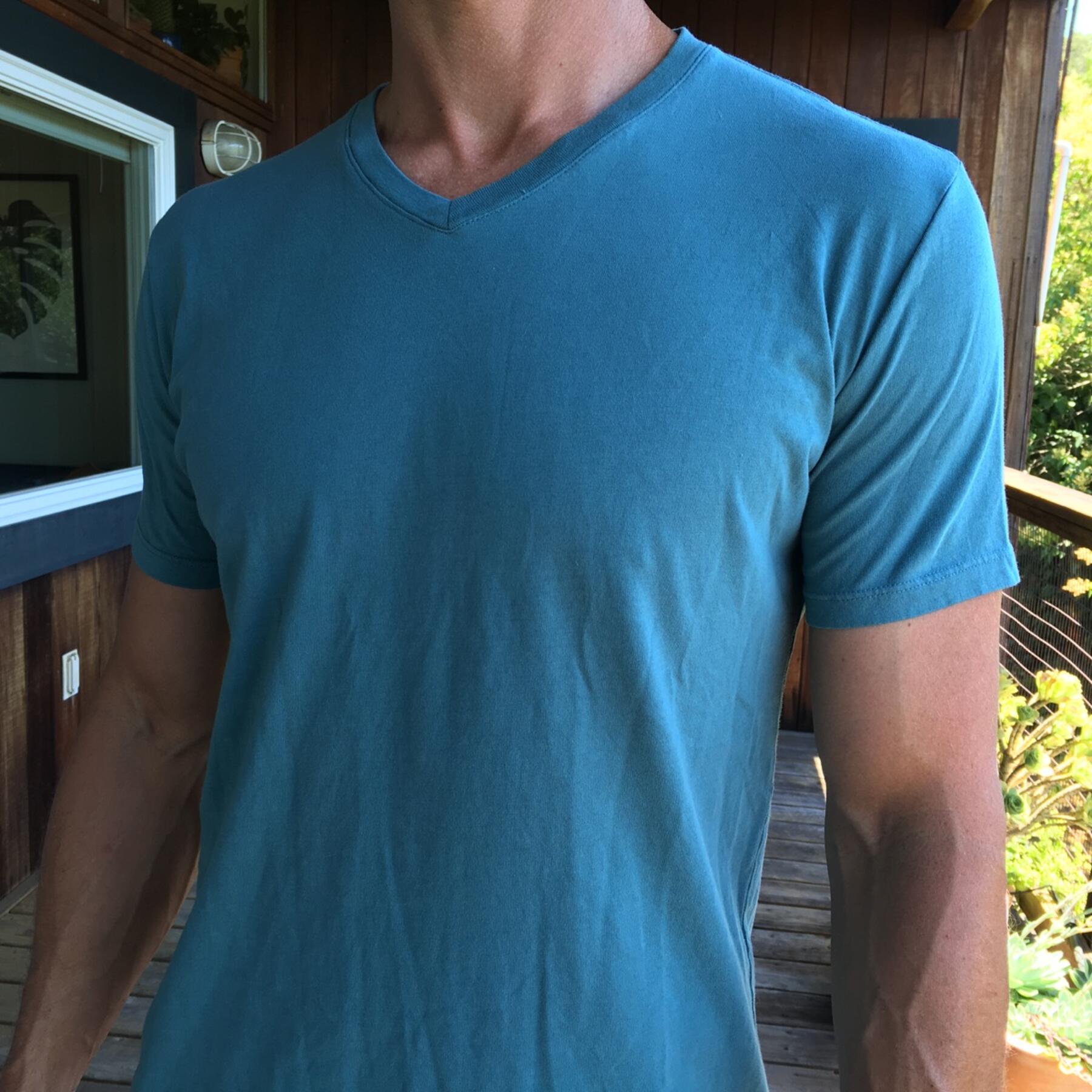 gustin blues pigment dyed v-neck 3pk