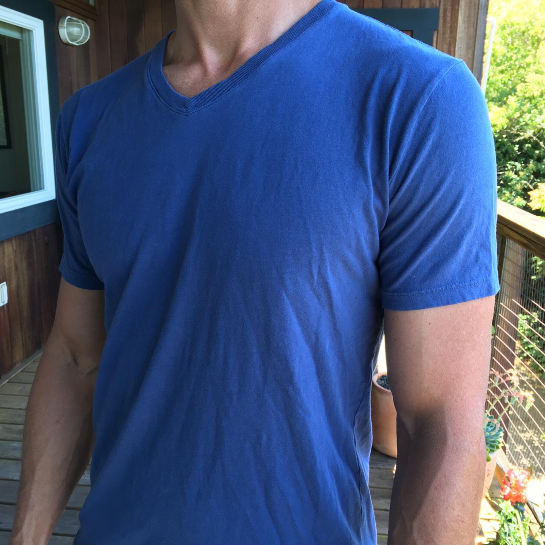 gustin blues pigment dyed v-neck 3pk
