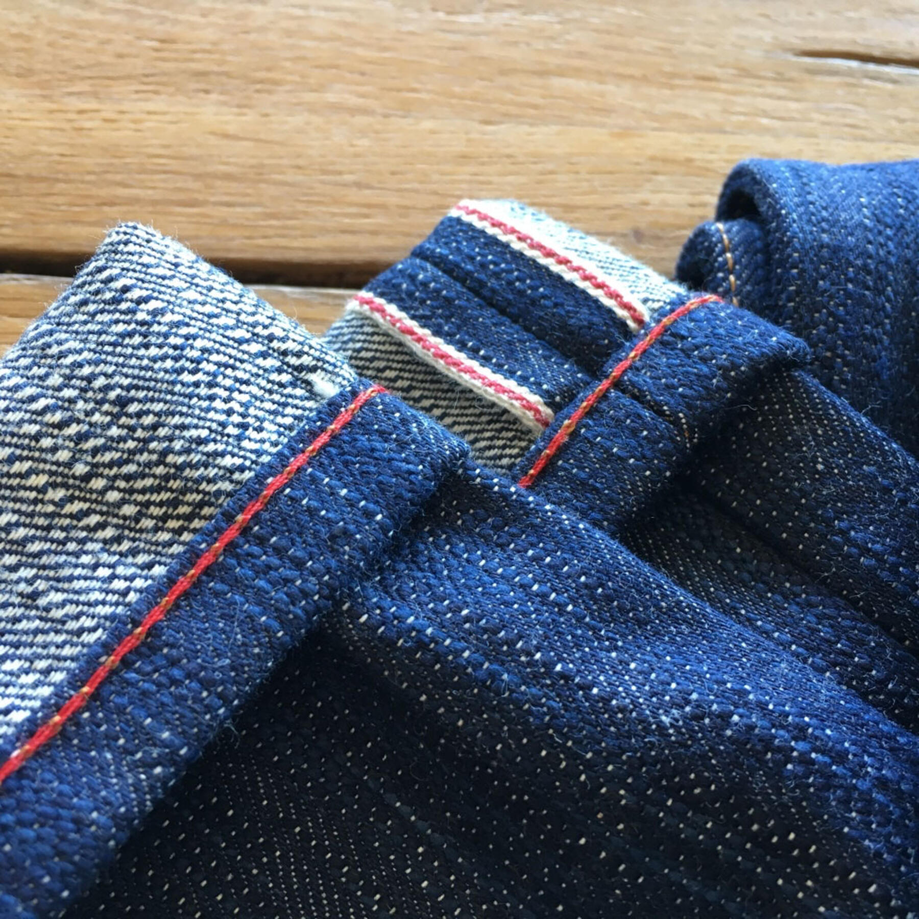 gustin #276 pure indigo slub loomstate