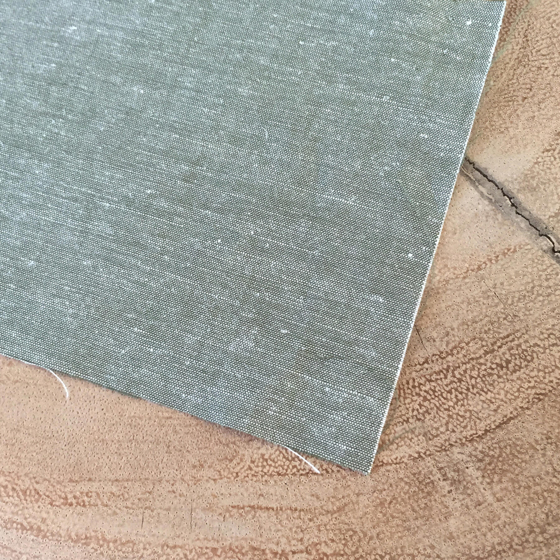 gustin olive hemp chambray