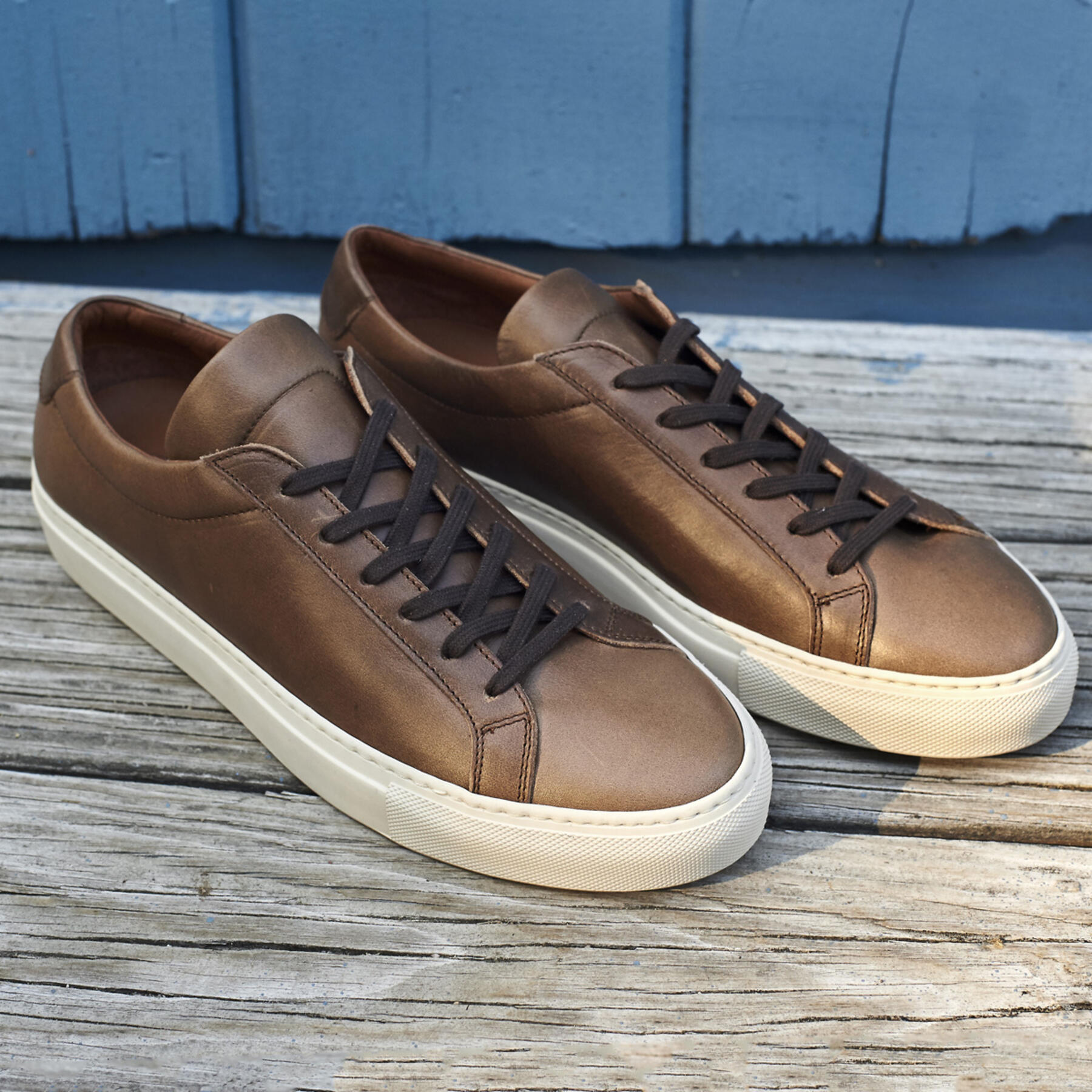 gustin horween chromexcel natural low top