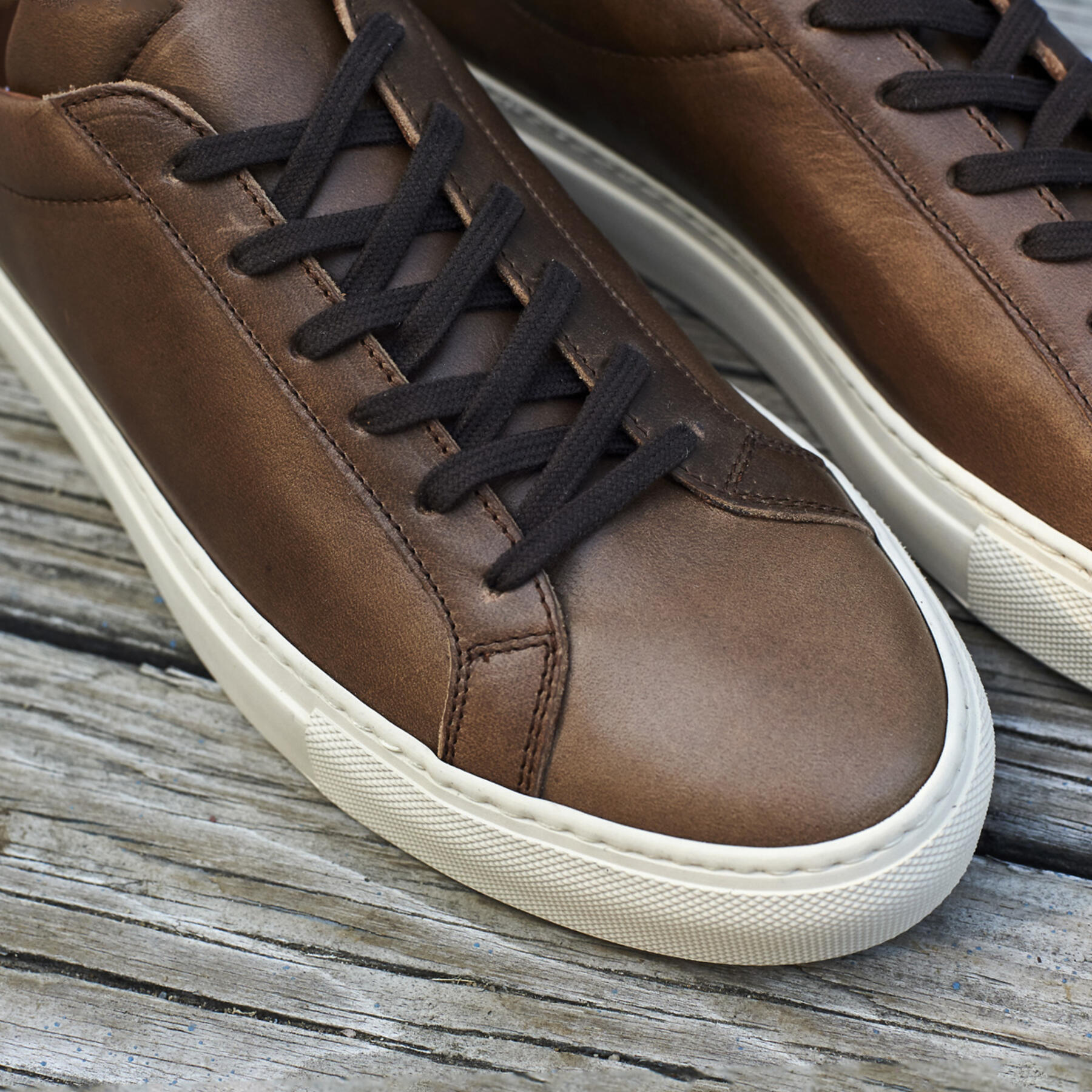 gustin horween chromexcel natural low top