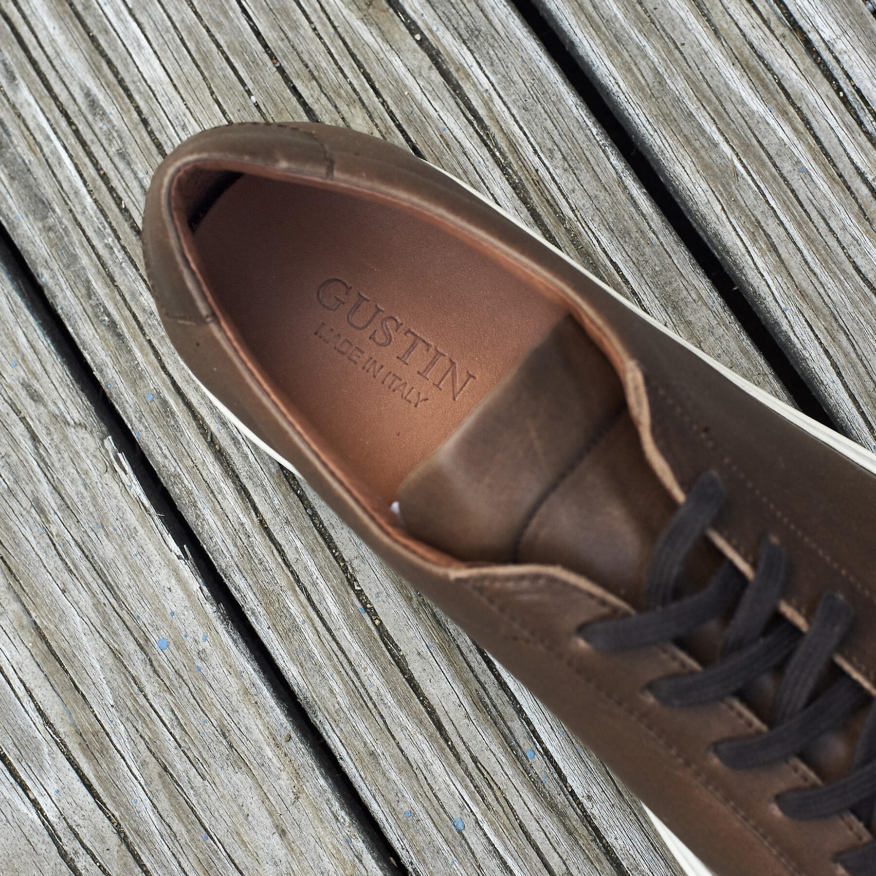 gustin horween chromexcel natural low top