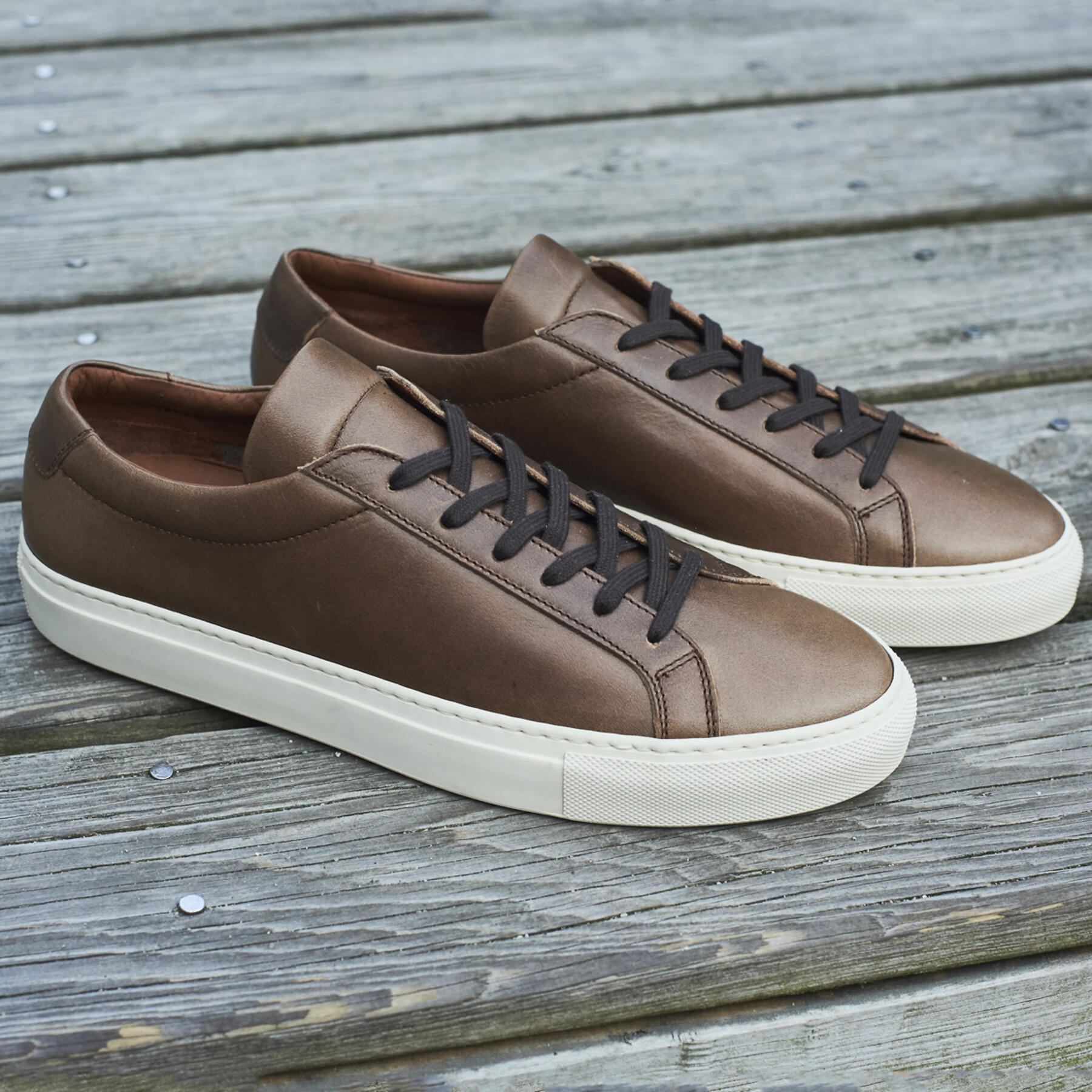 gustin horween chromexcel natural low top