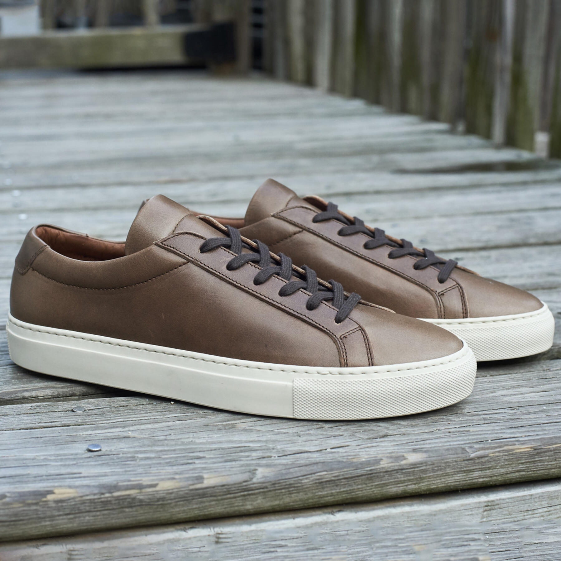 gustin horween chromexcel natural low top