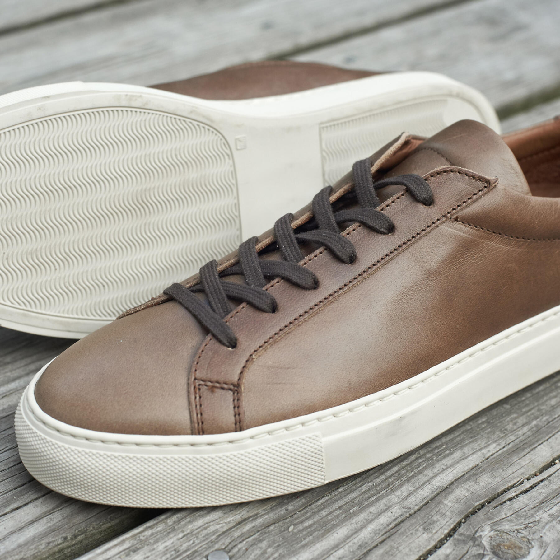 gustin horween chromexcel natural low top