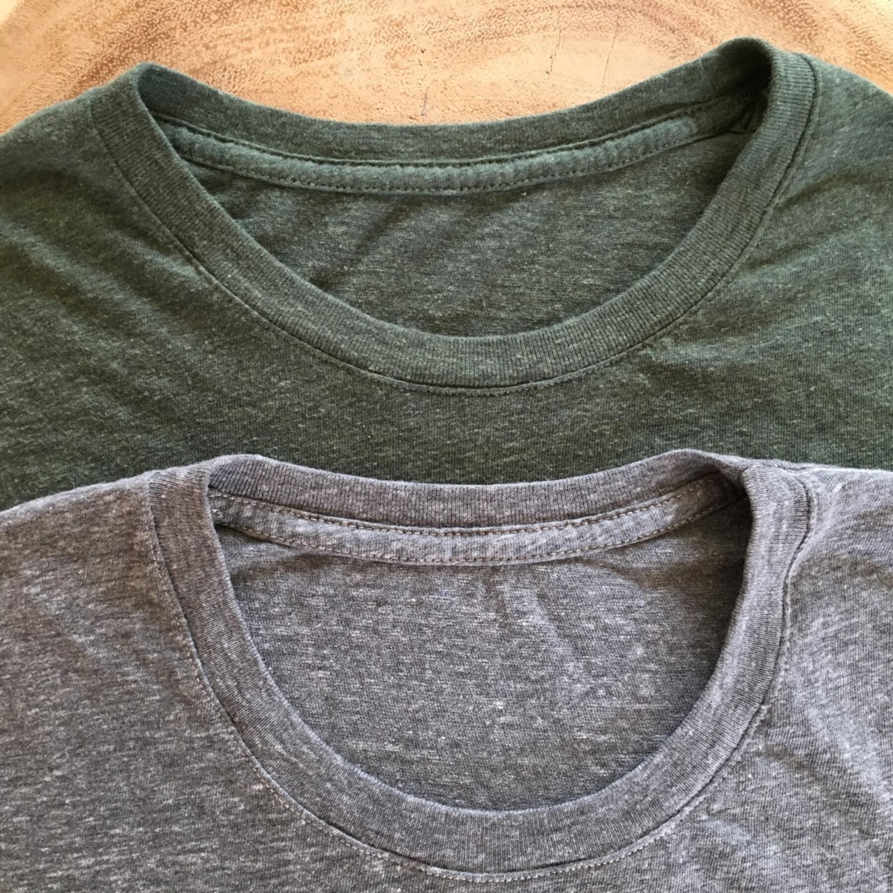 gustin usa long sleeve t-shirt 2pk (heather cement, heather sage)