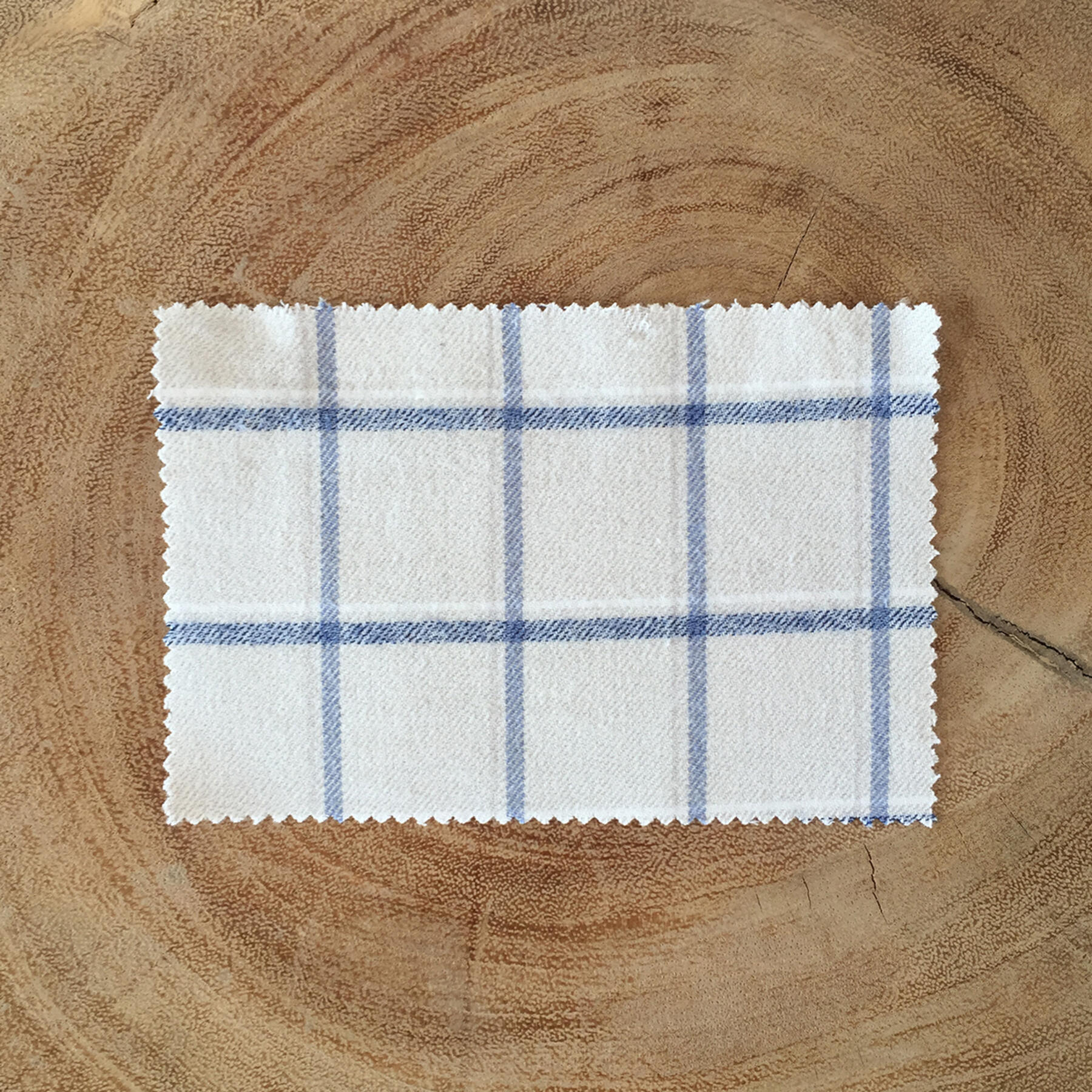 gustin cream brushed plaid
